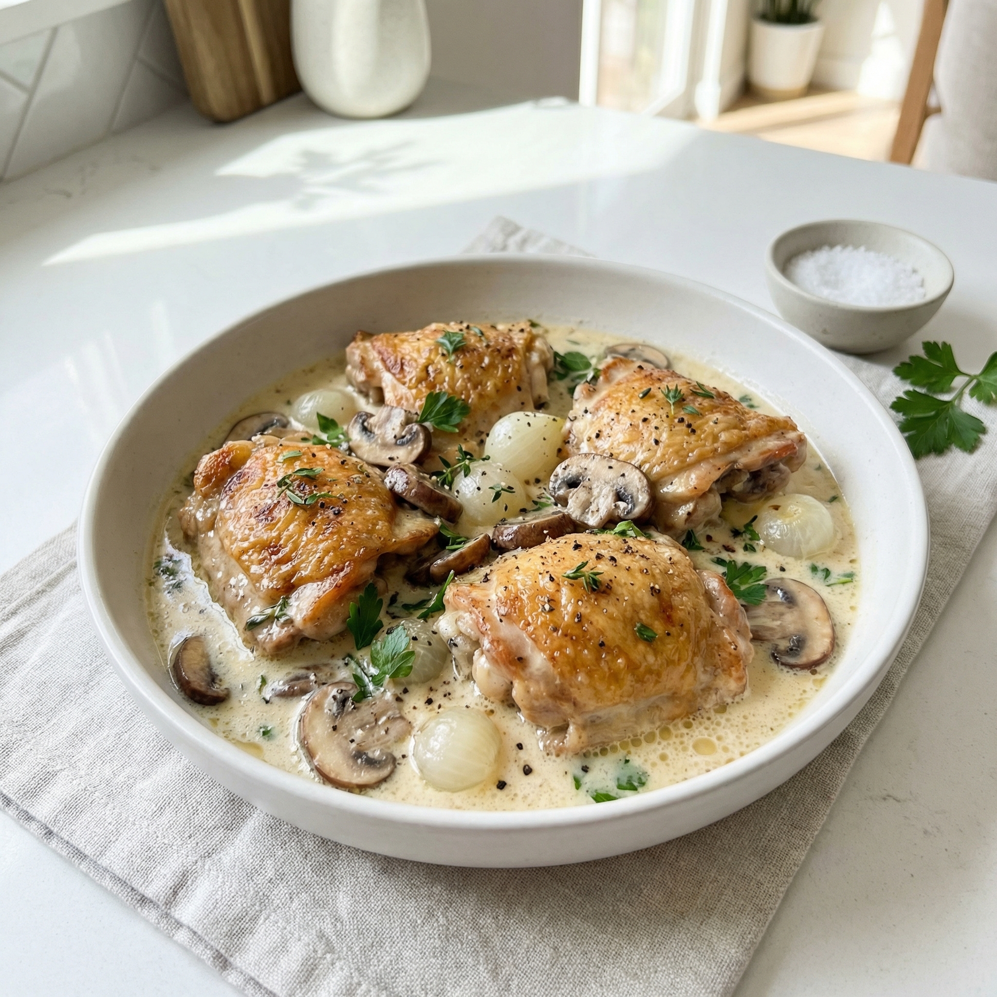 Creamy Coq au Vin Blanc