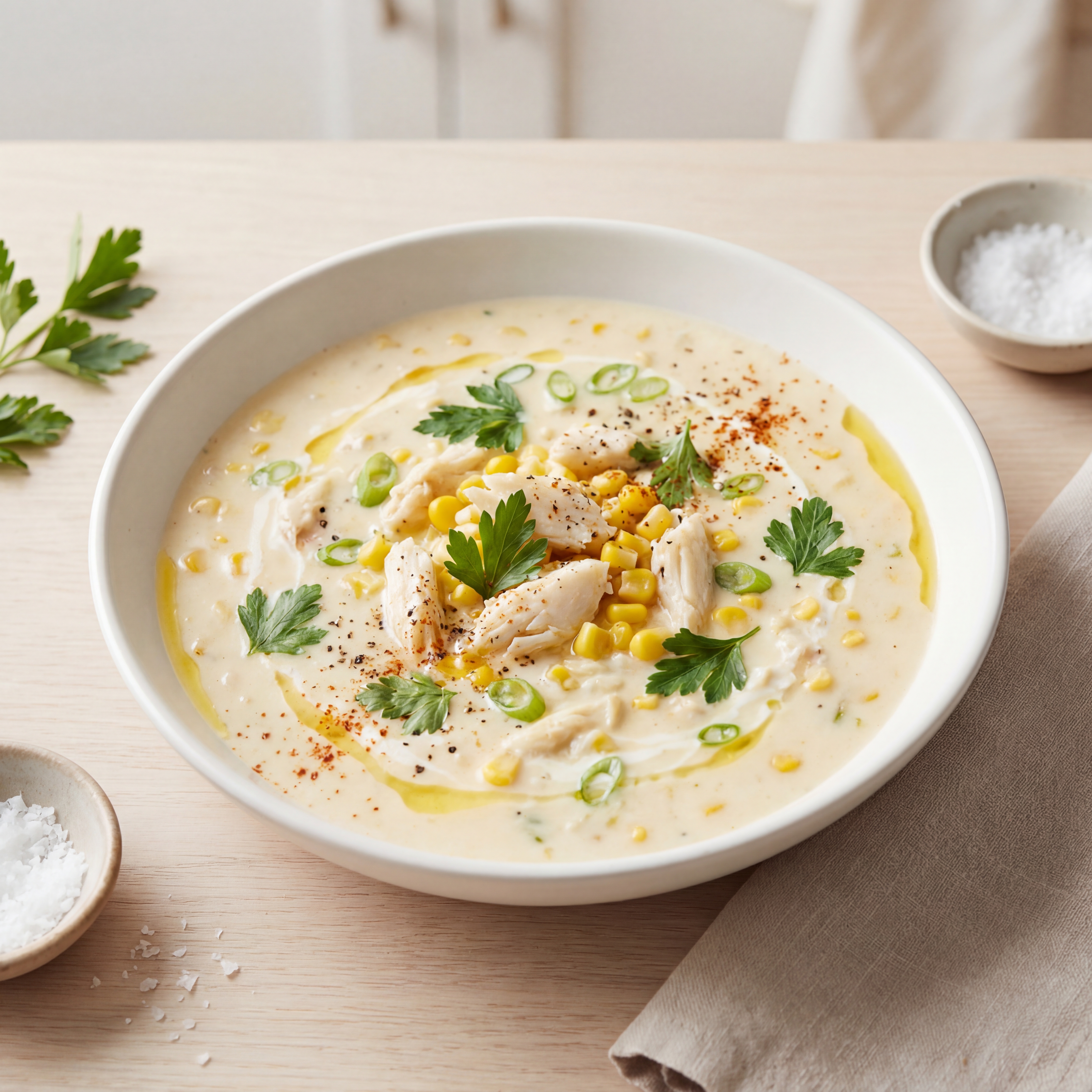 Crabmeat and Corn Soup