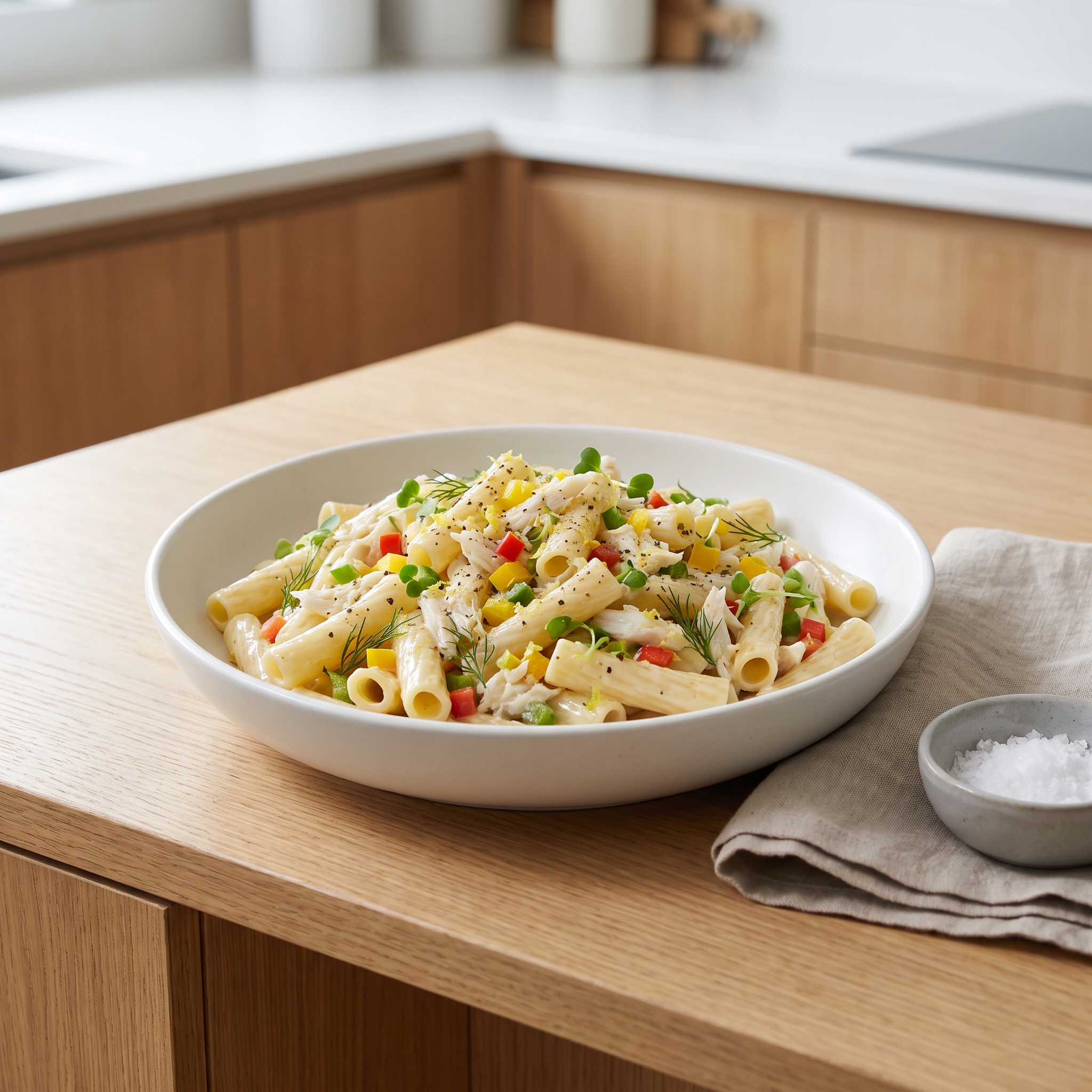 Creamy Crab and Pasta Salad