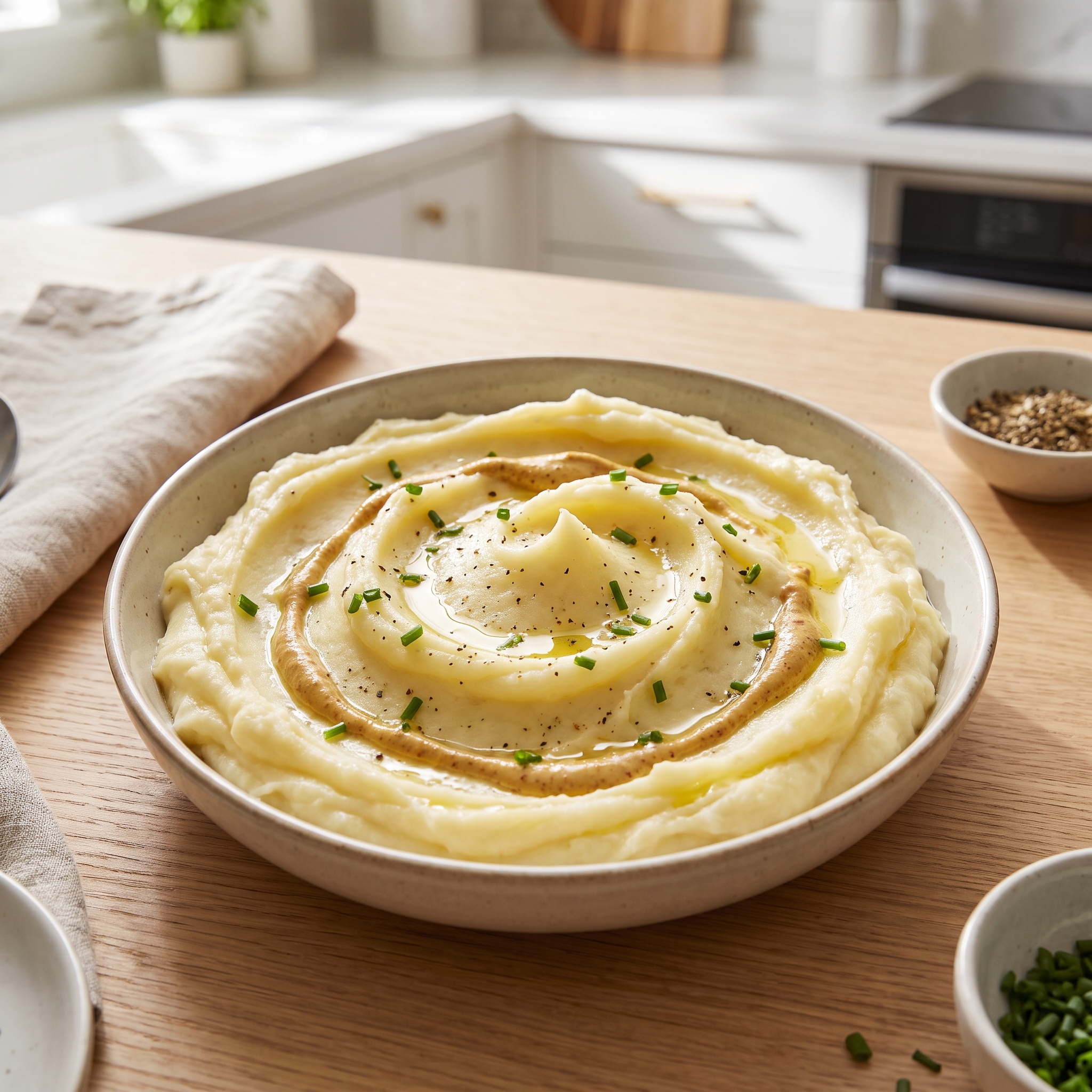 Creamy Dijon Whipped Potatoes