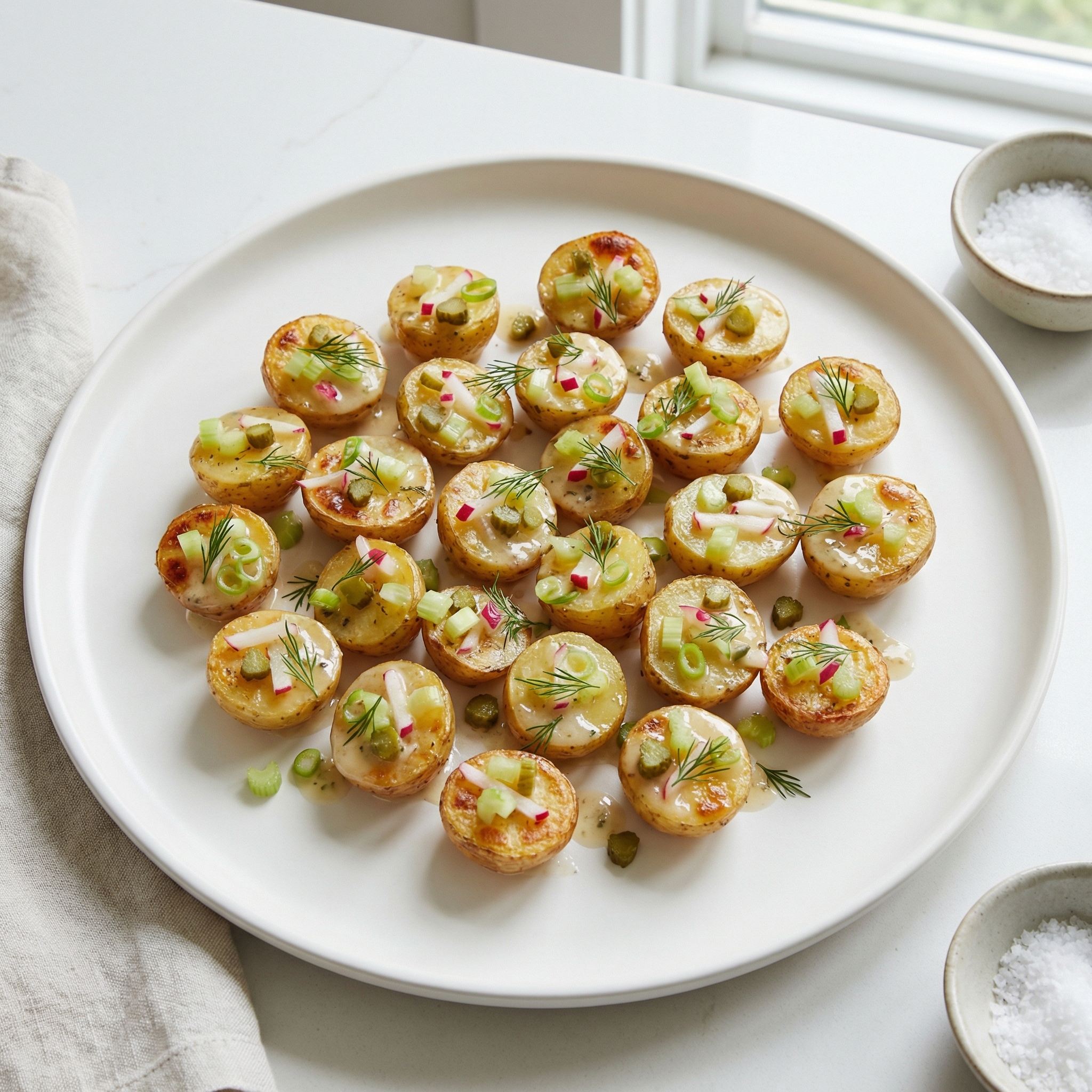 Mini Potato Salad Rounds