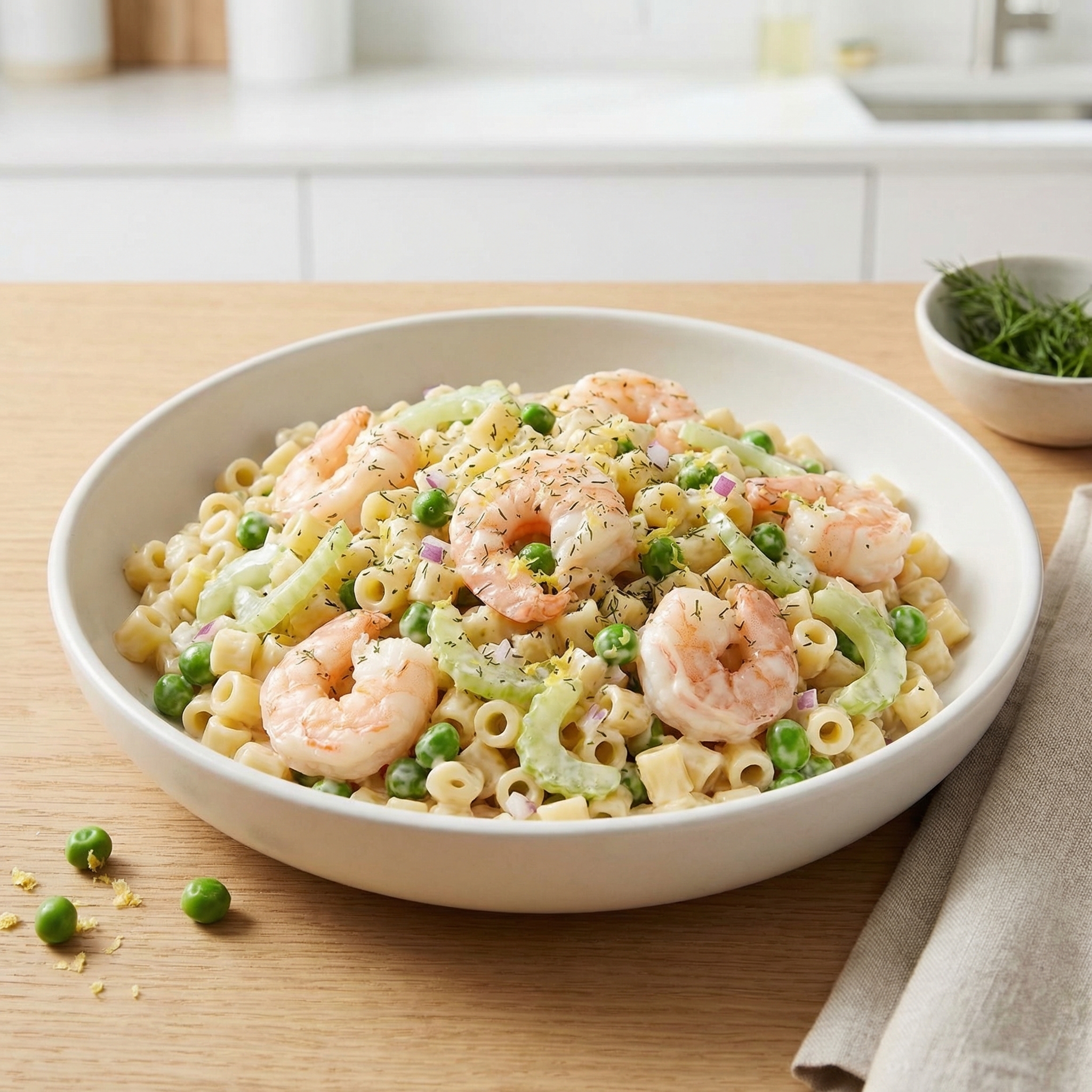 Shrimp Pasta Salad with Dill