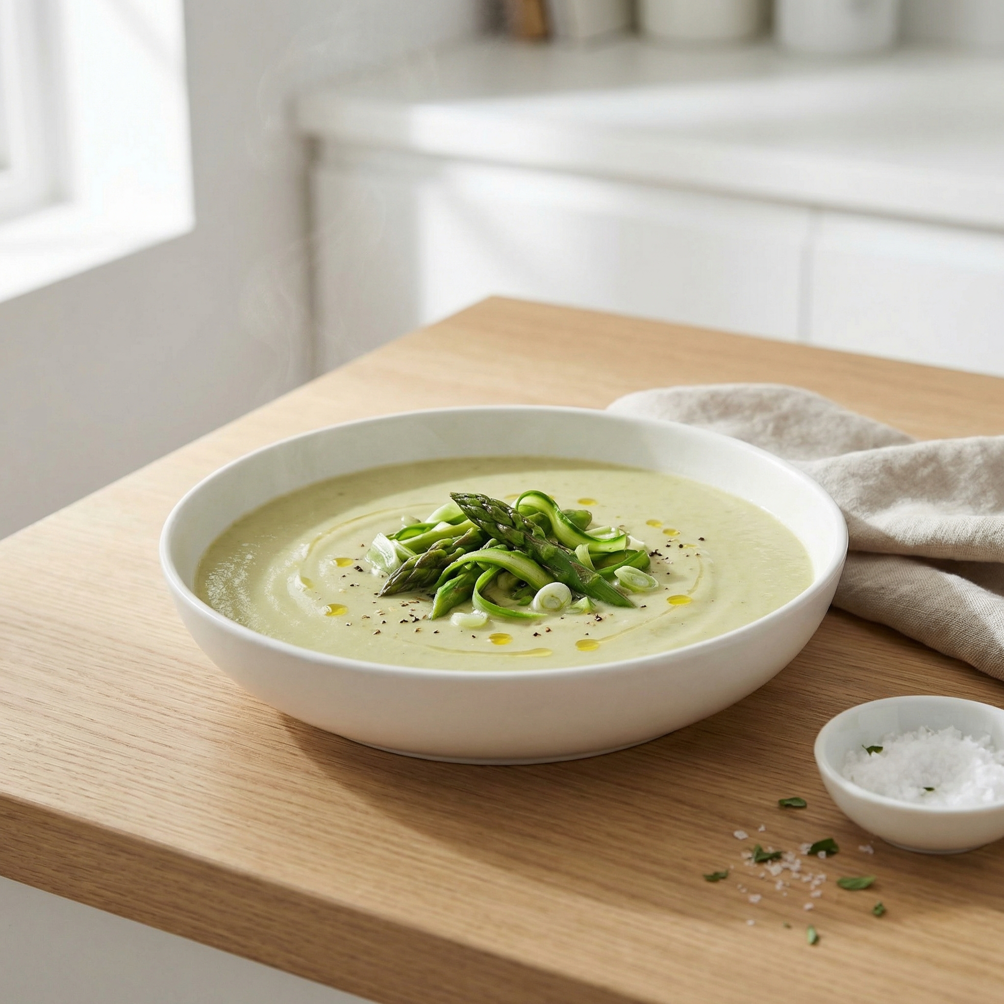 Garlic Asparagus Soup