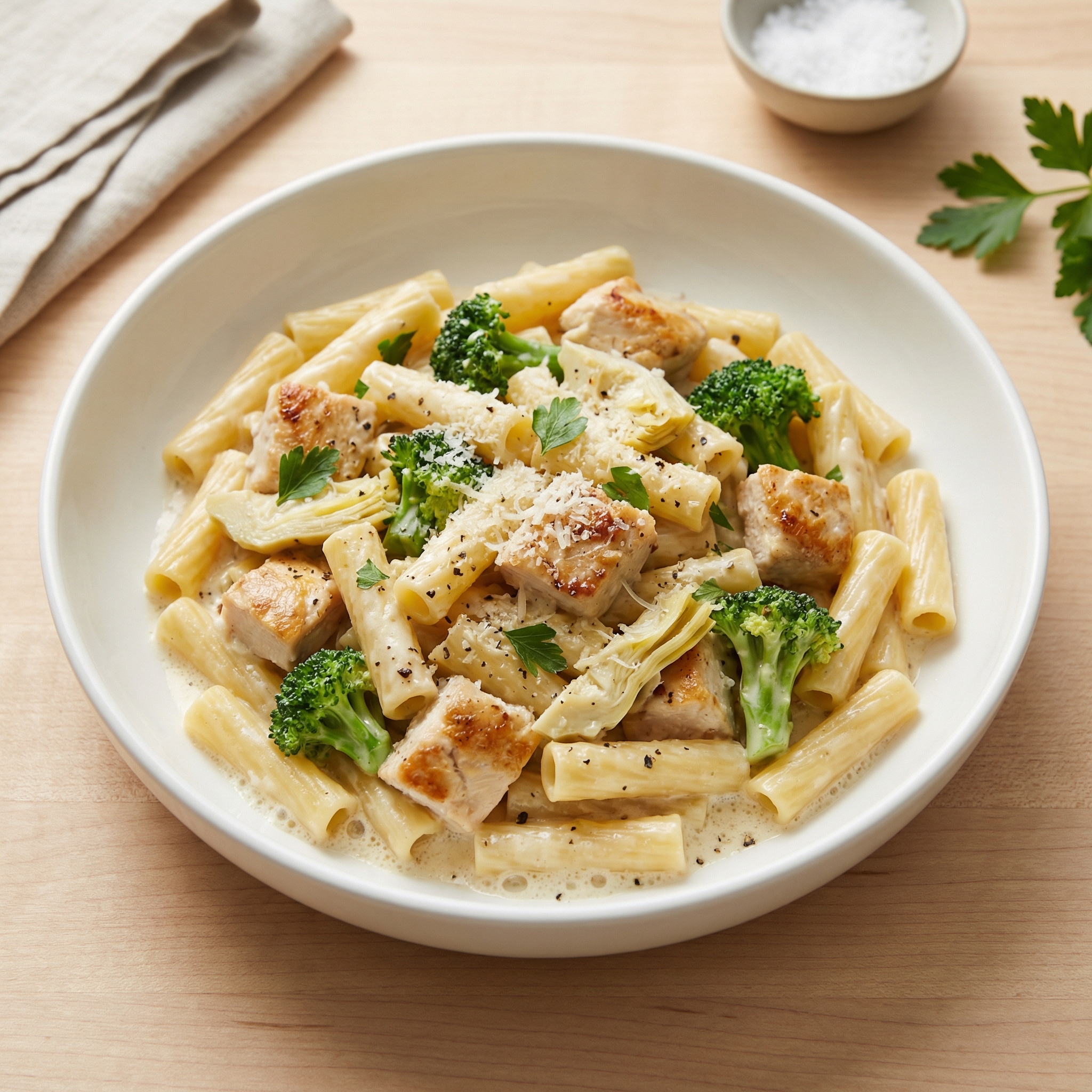 Ziti Chicken and Broccoli