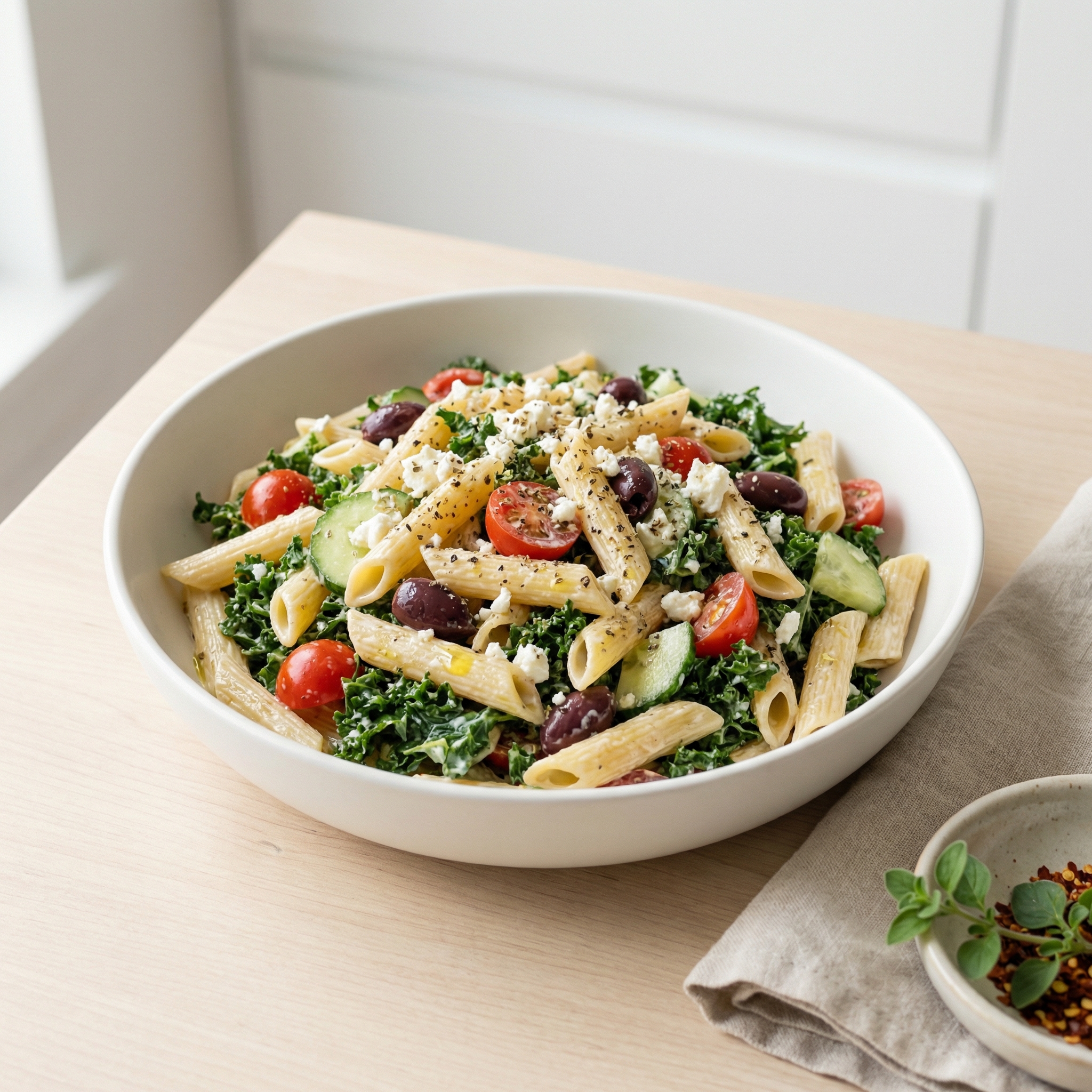 Kale Pasta Salad