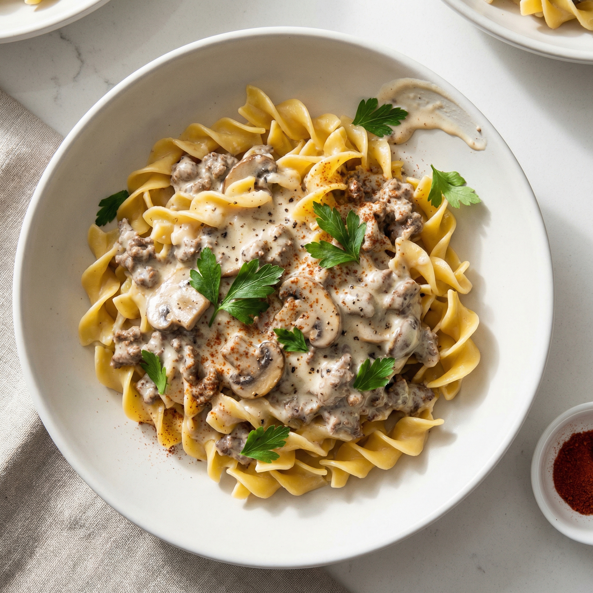Simple Beef Stroganoff