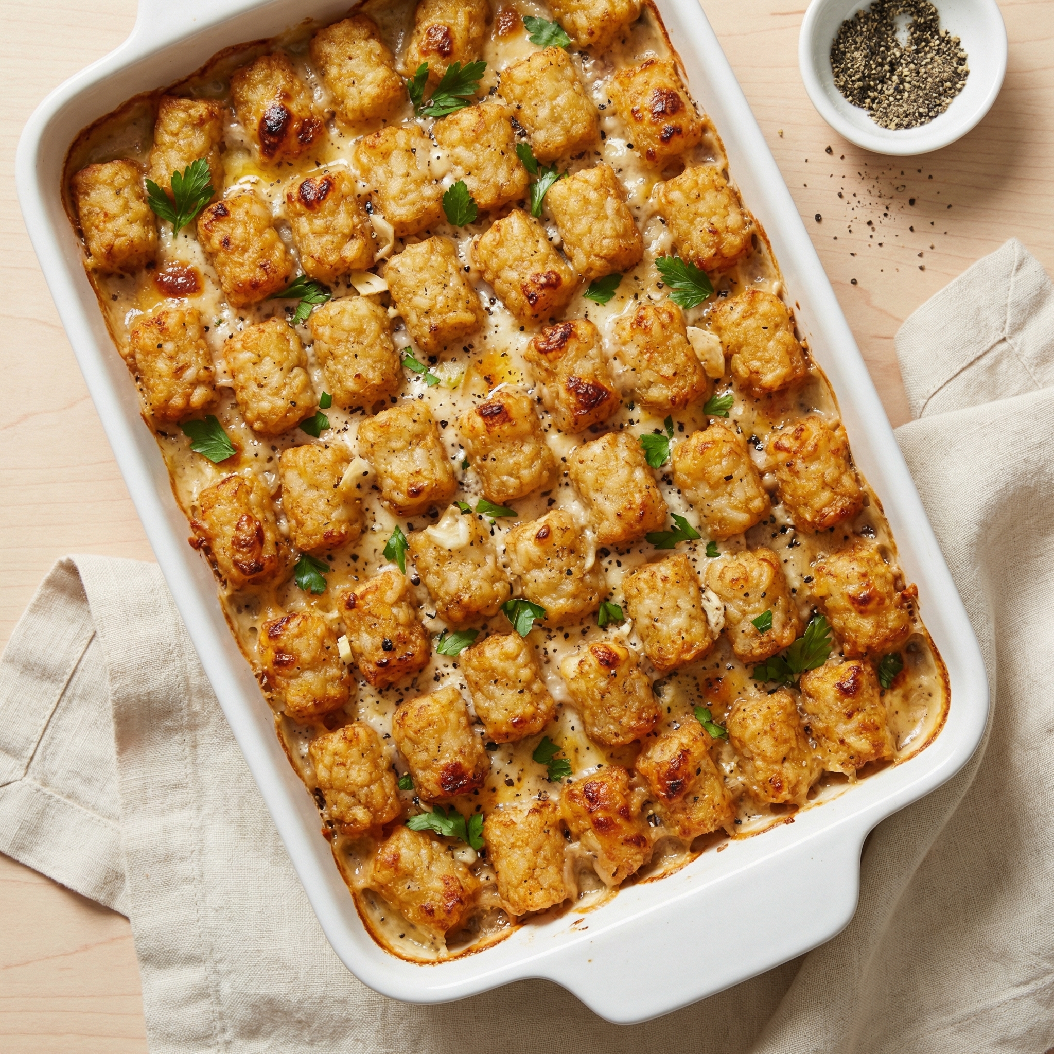 Weeknight Tater Tot Bake