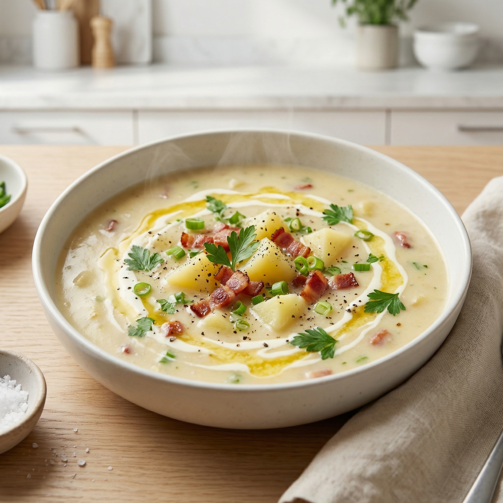 Instant Pot Potato and Bacon Soup