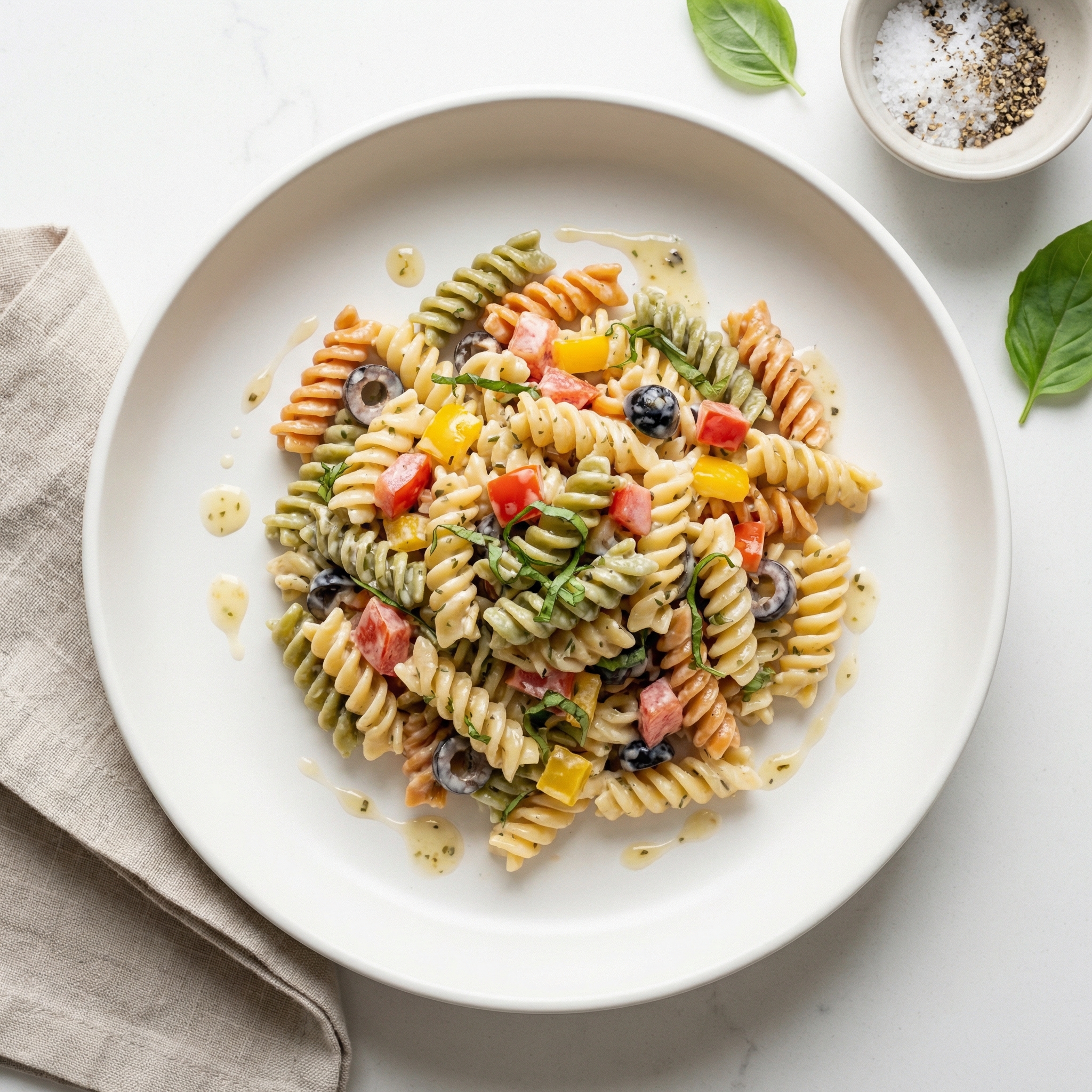 Tri-Color Italian Pasta Salad