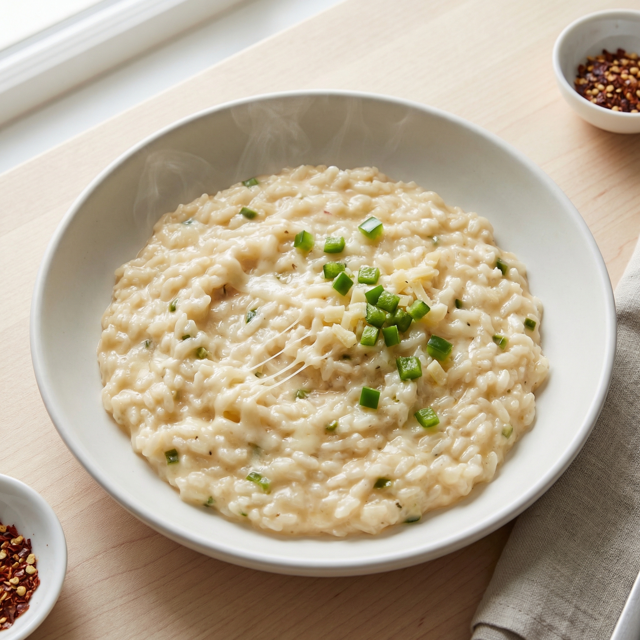 Creamy Jalapeño Popper-Inspired Risotto