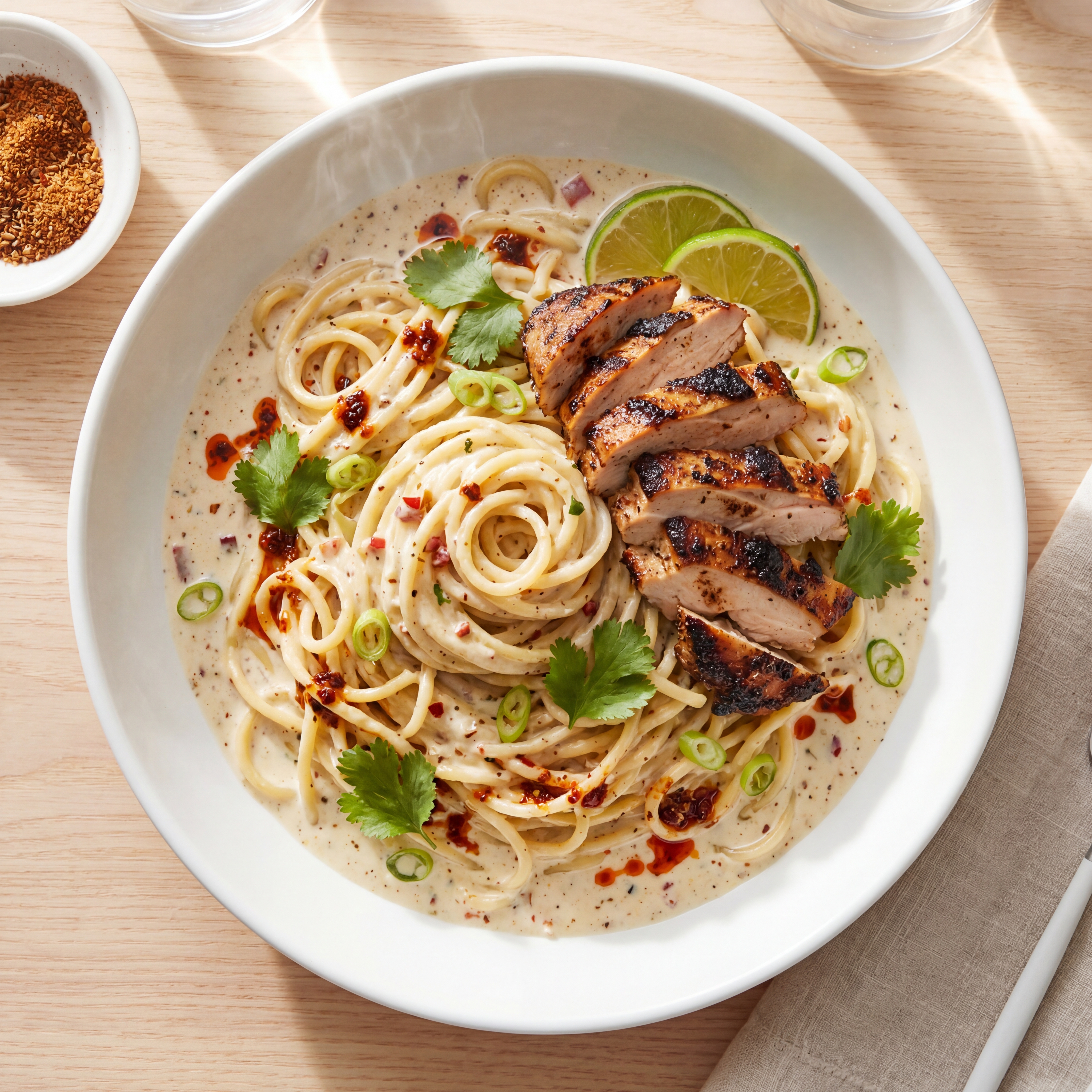 Jerk Chicken and Pasta