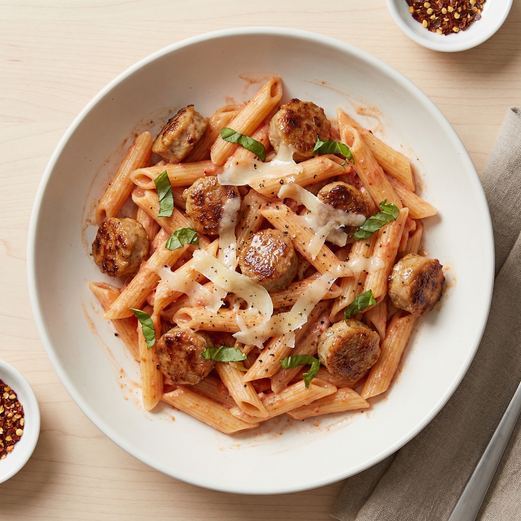 Quick Italian Sausage Penne (20 Minutes)