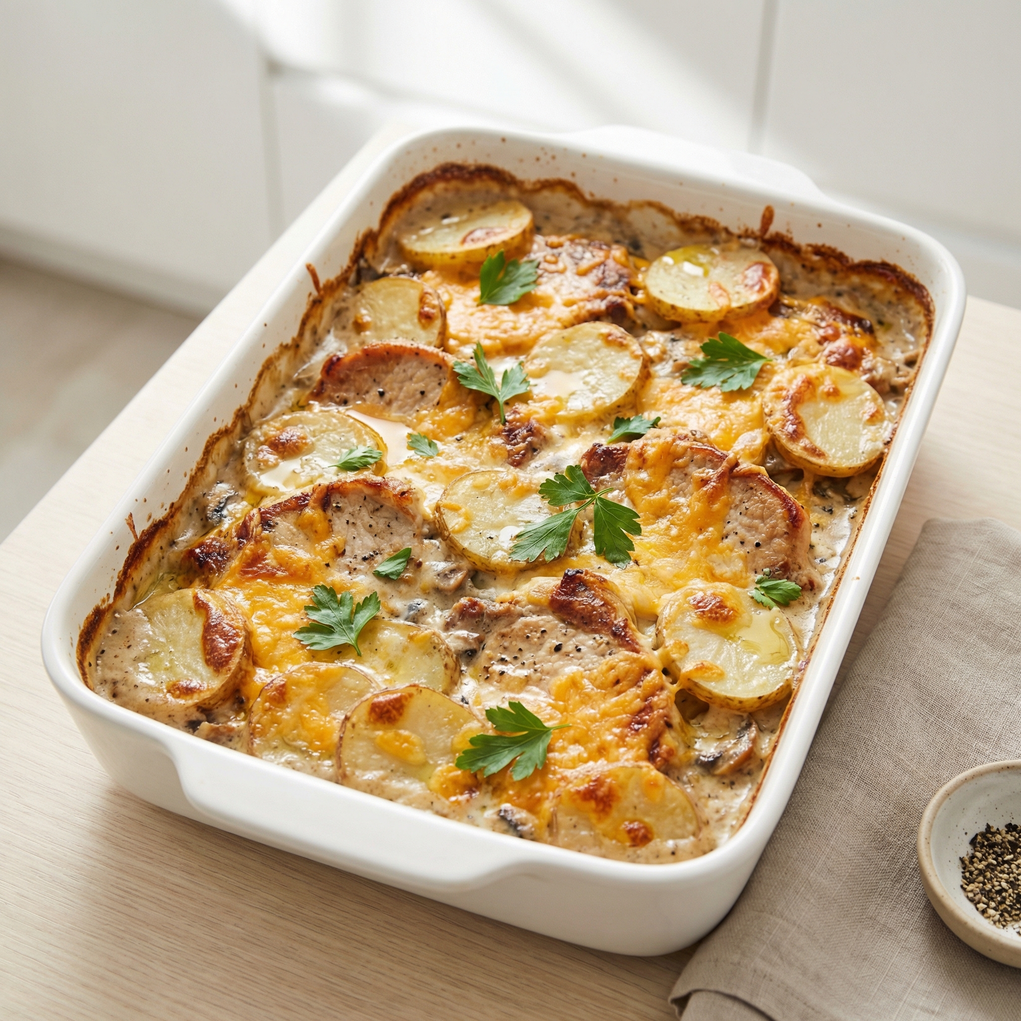 Pork Chop and Potato Casserole