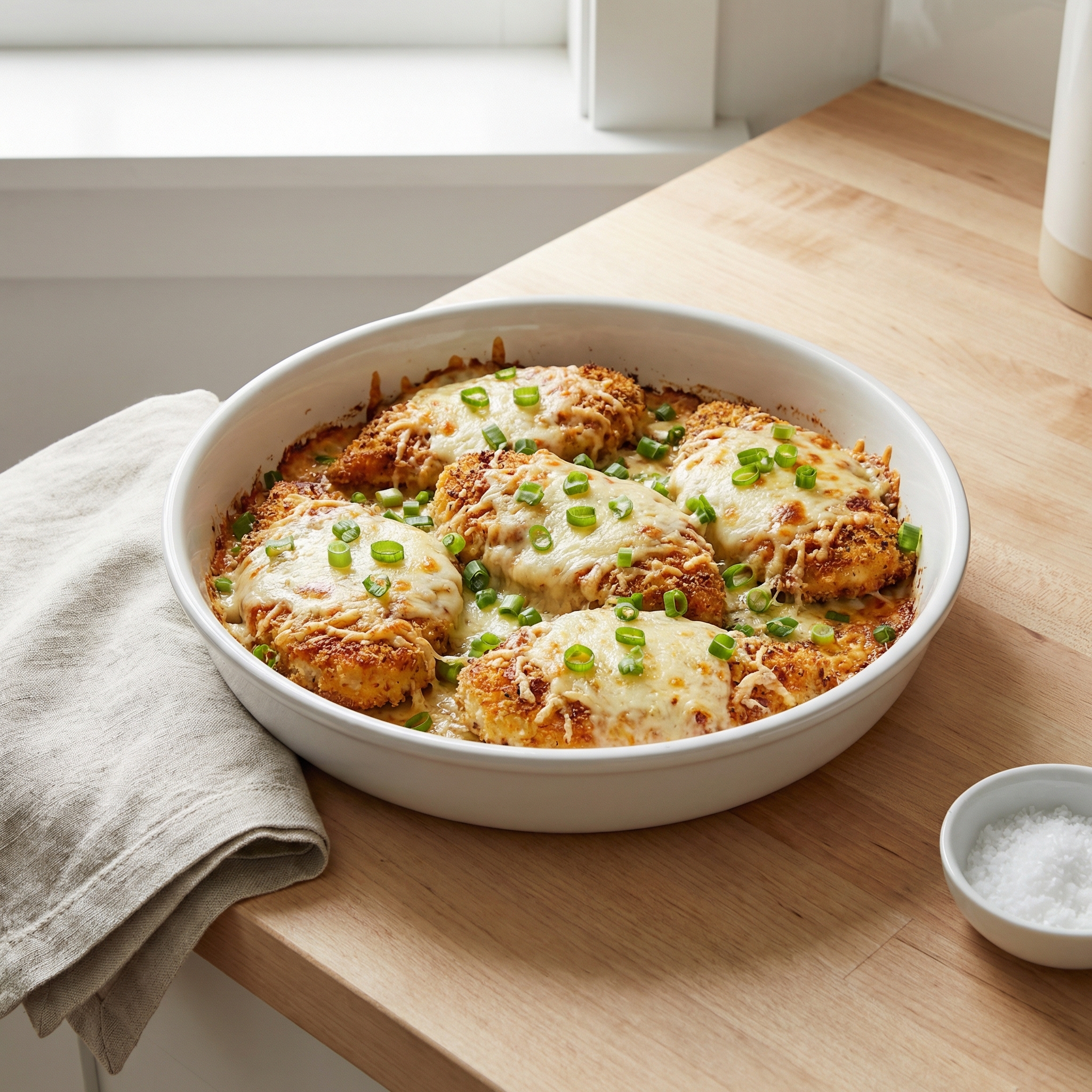 Creamy Parmesan Ranch Baked Chicken