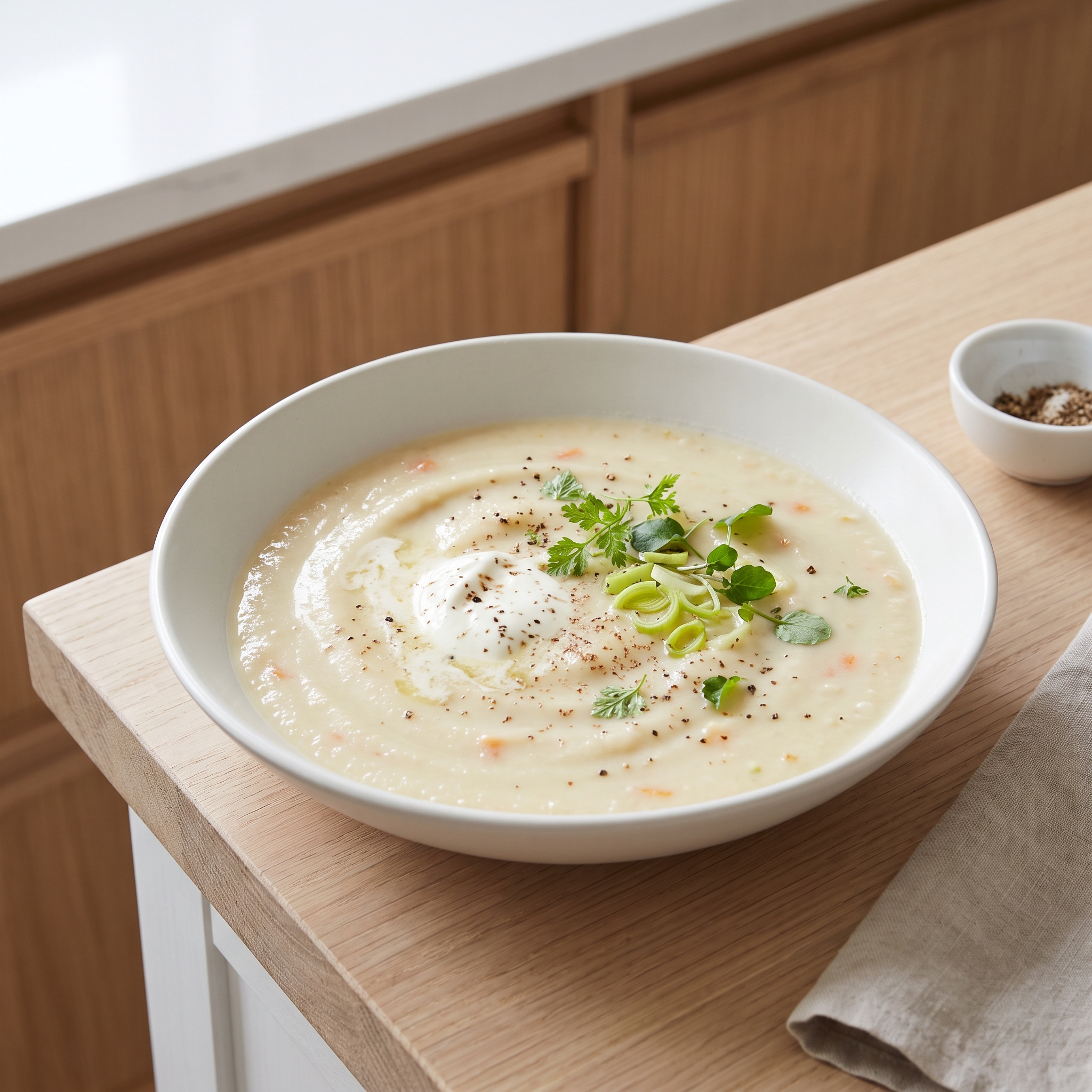 Creamy Parsnip and Leek Soup