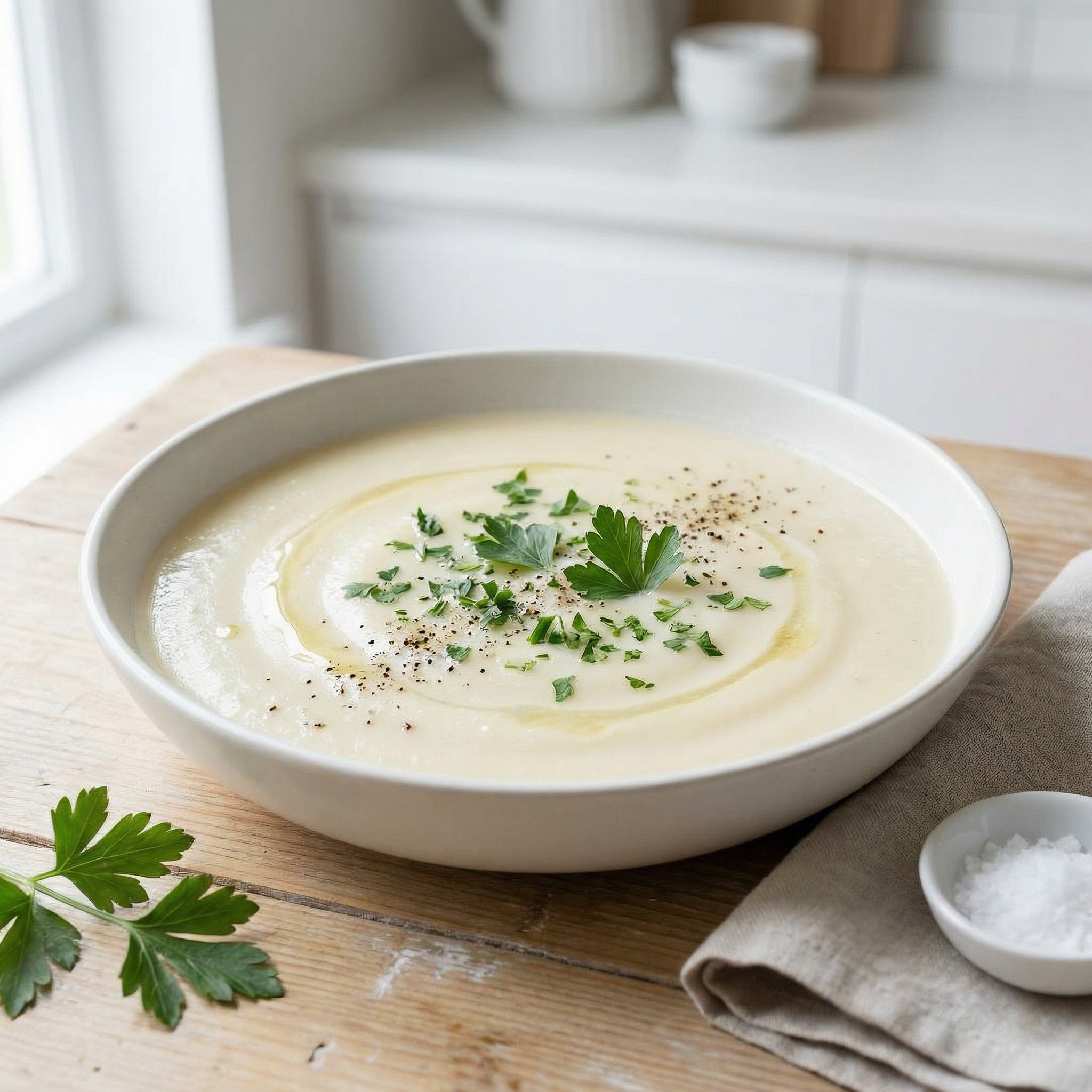 Cream of Onion and Potato Soup