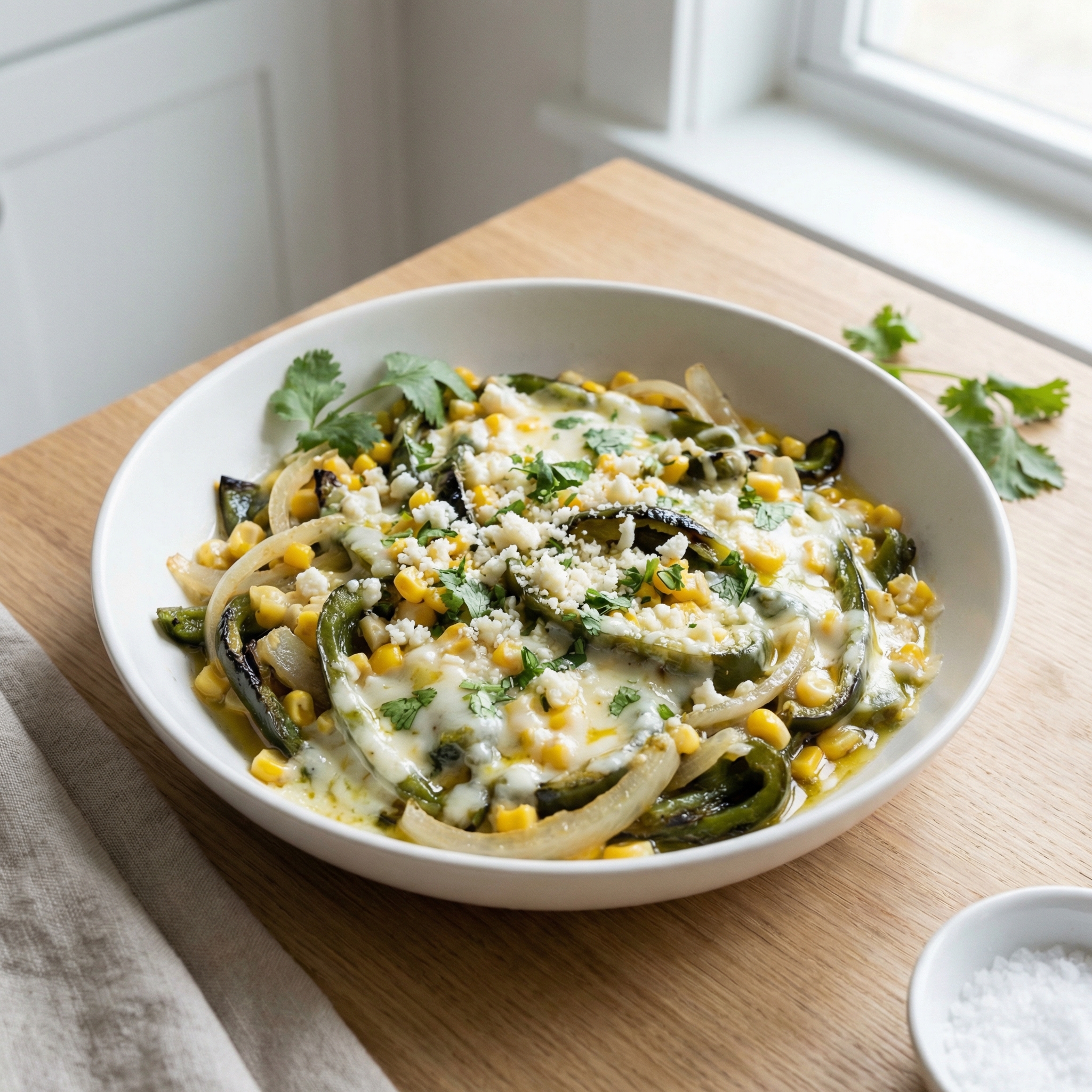 Rajas con Queso