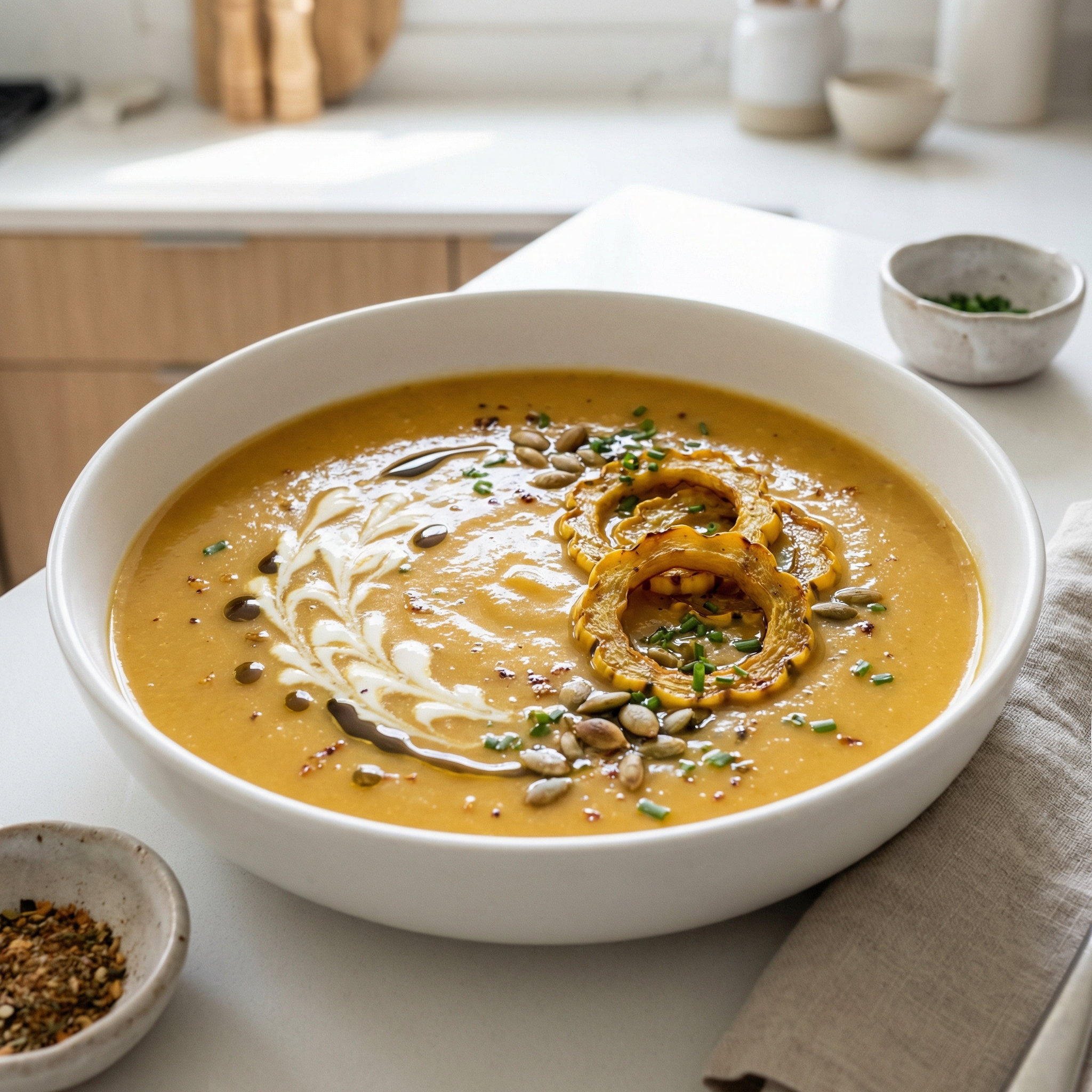 Delicata Creamy Squash Soup