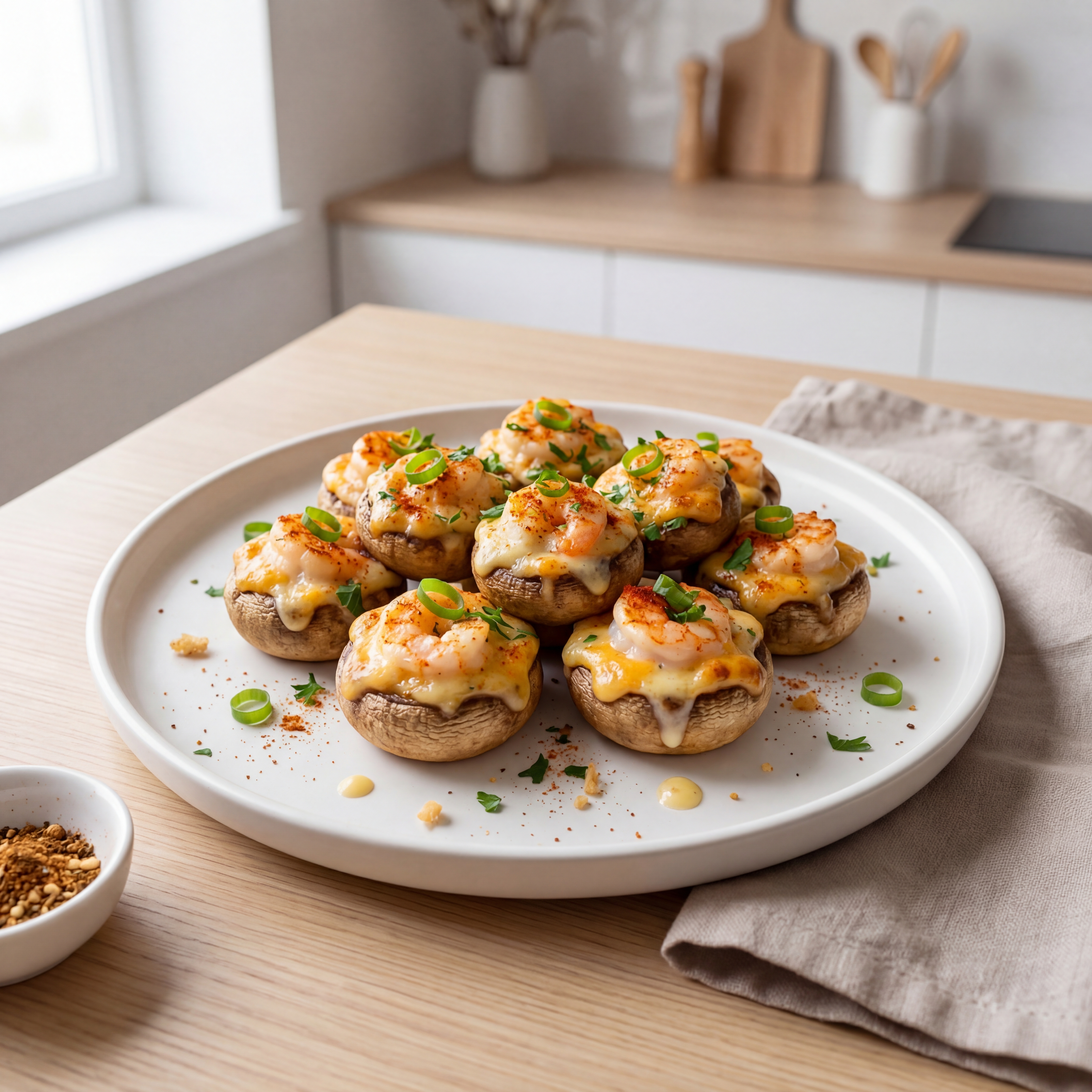 Shrimp Stuffed Mushrooms
