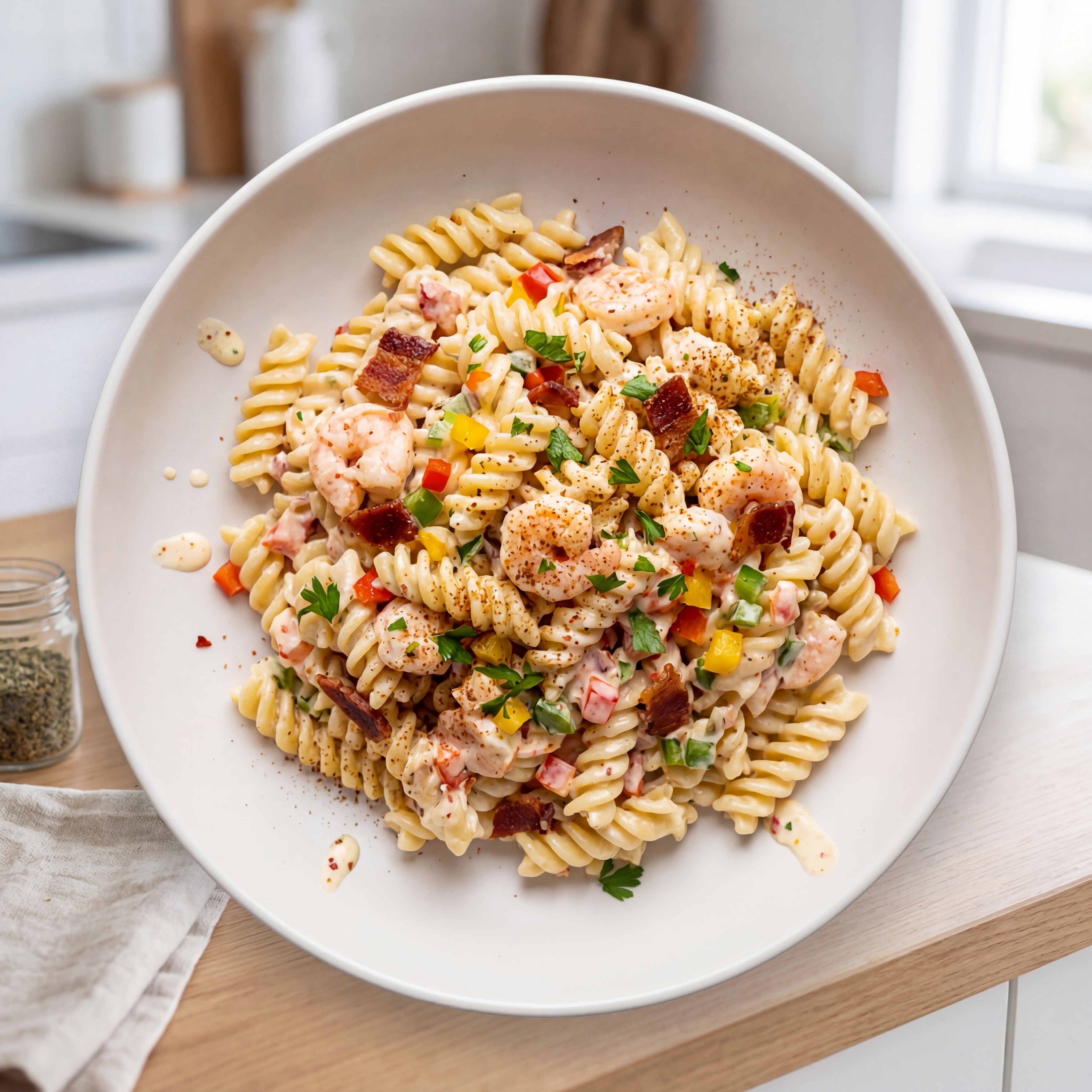 Shrimp and Bacon Pasta Salad