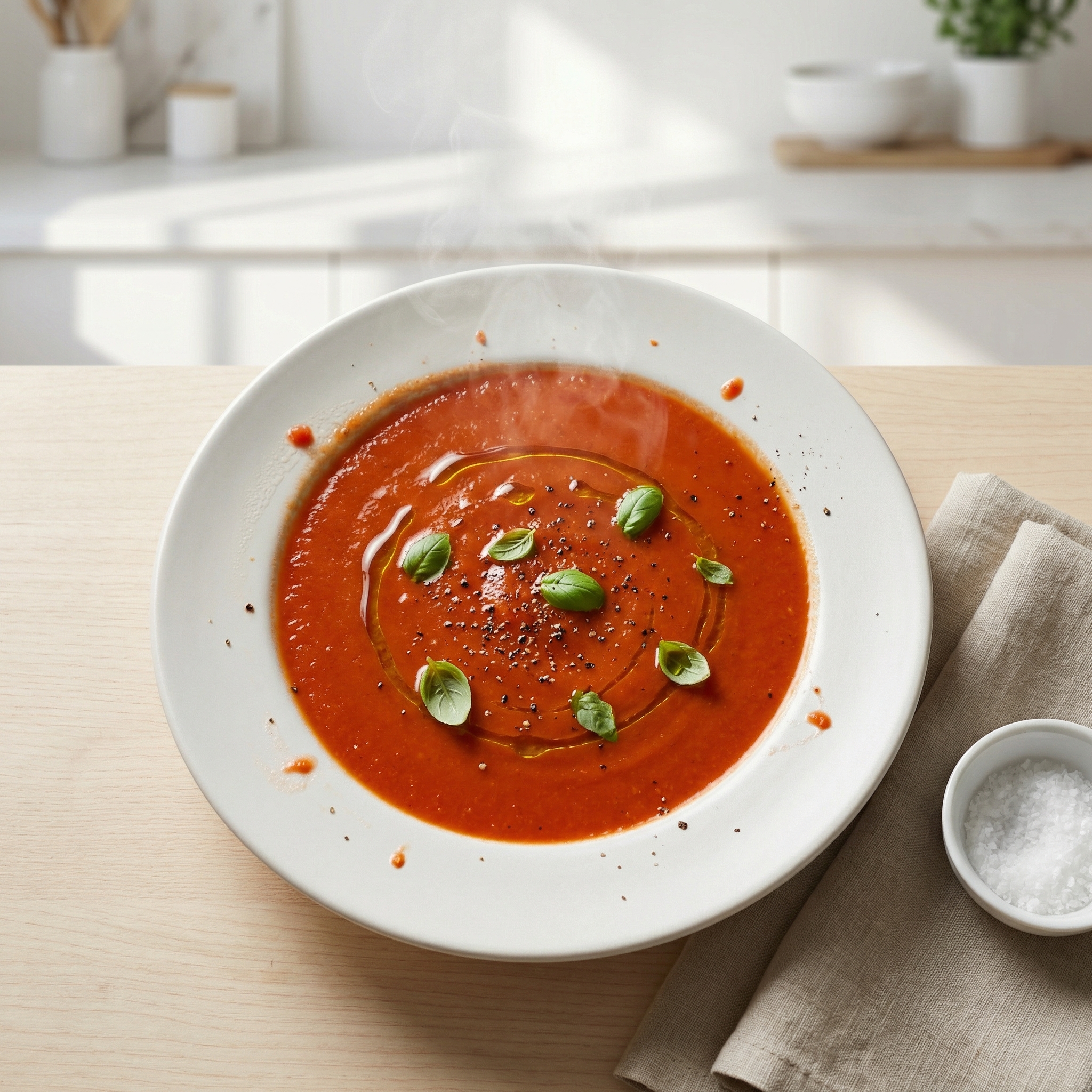 Velvety Tomato Soup Without Cream