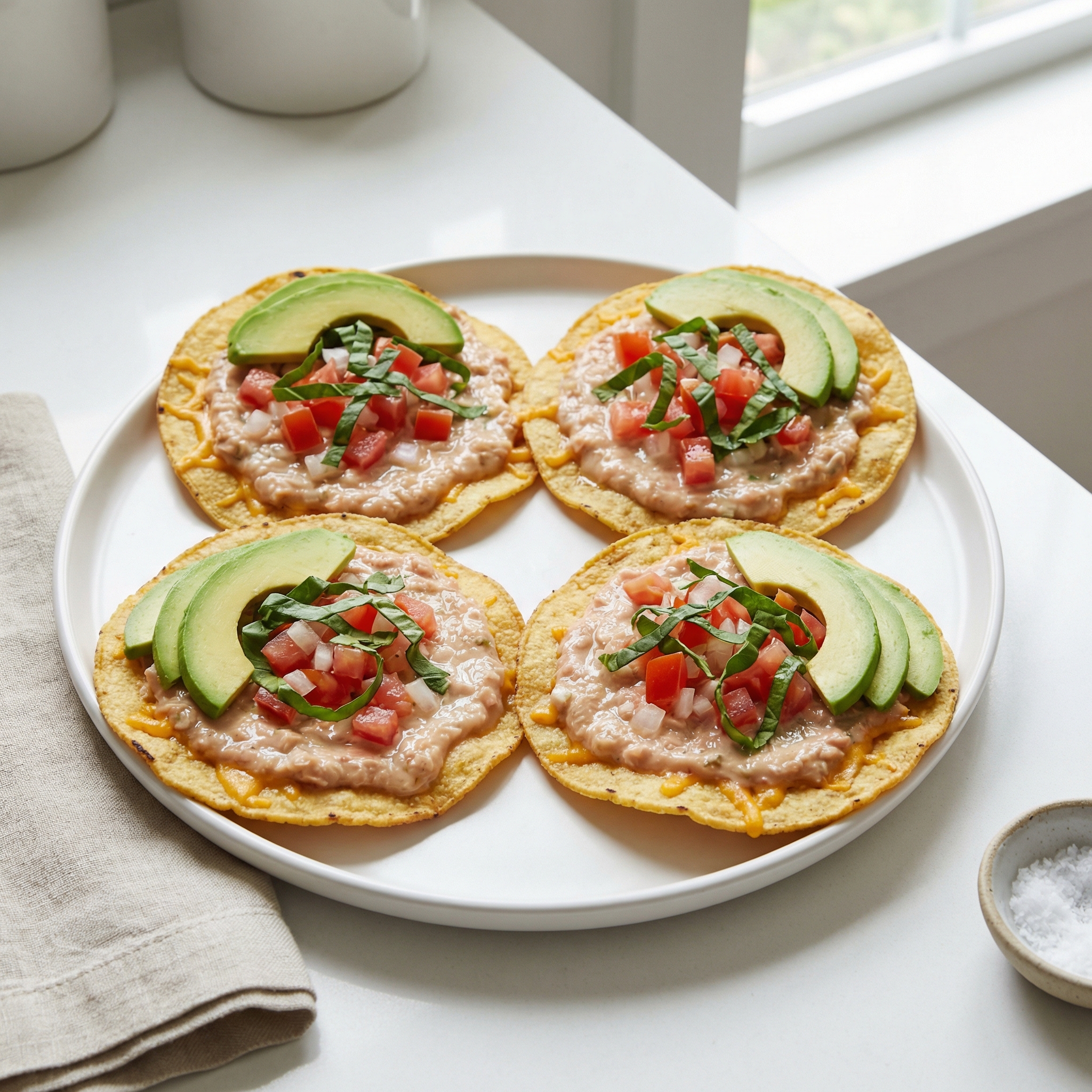 Avocado and Tuna Tostadas