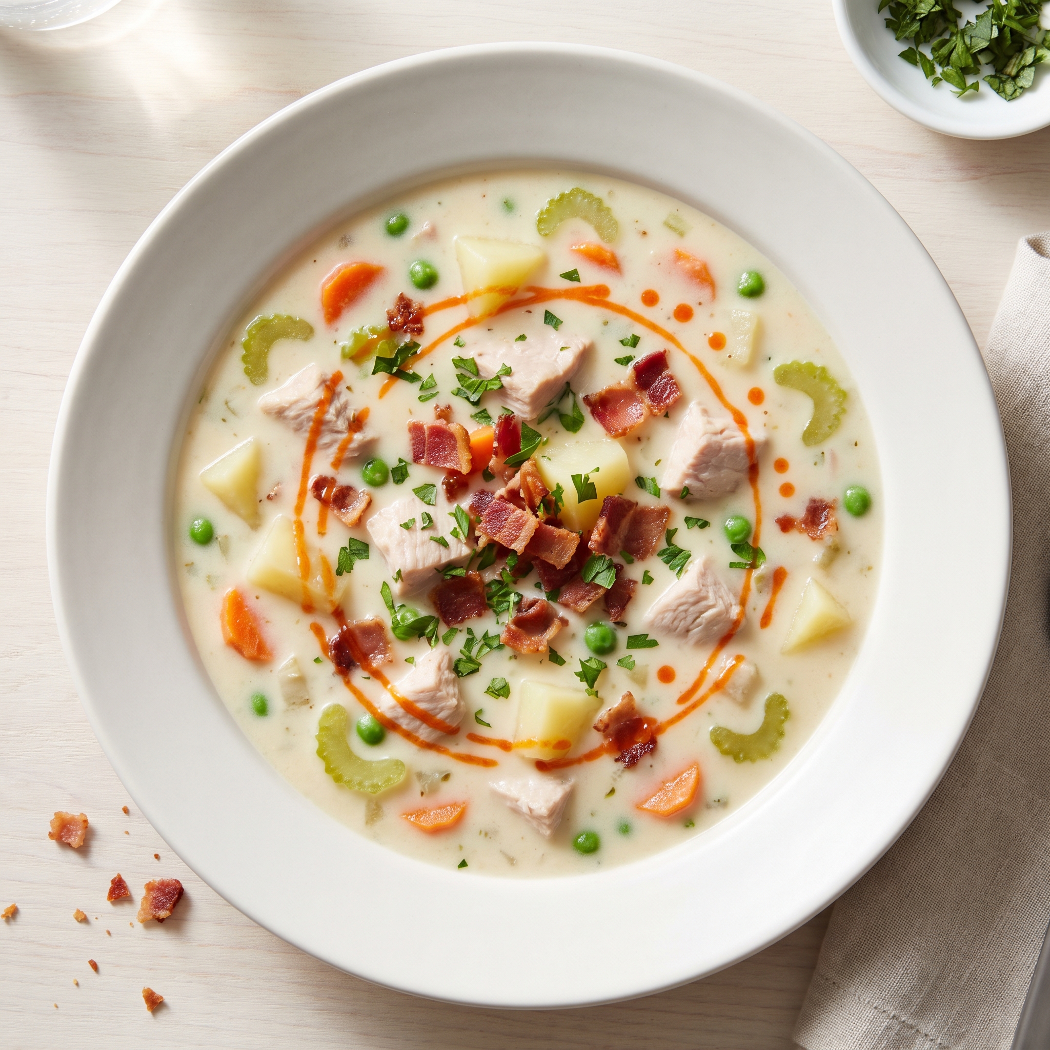 Creamy Turkey and Potato Chowder