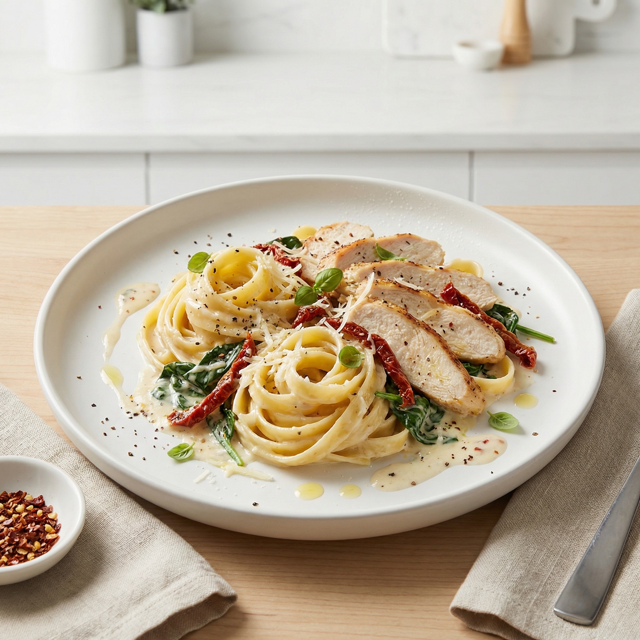 Creamy Tuscan Chicken Pasta