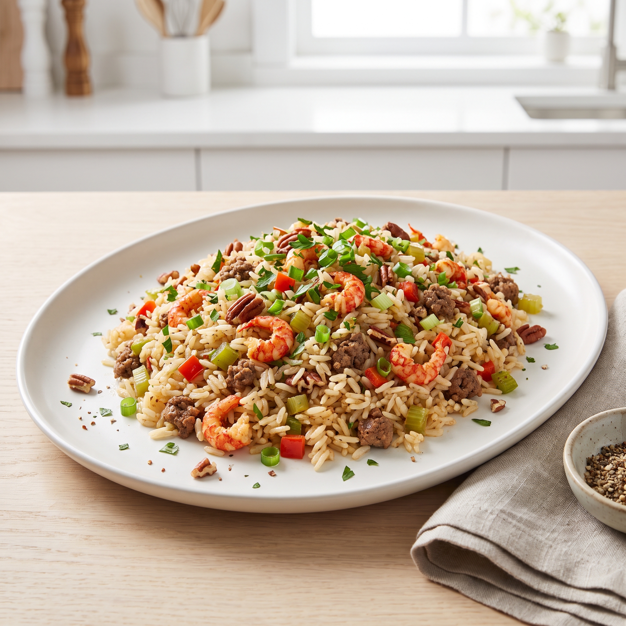 Creole Crawfish Rice Dressing