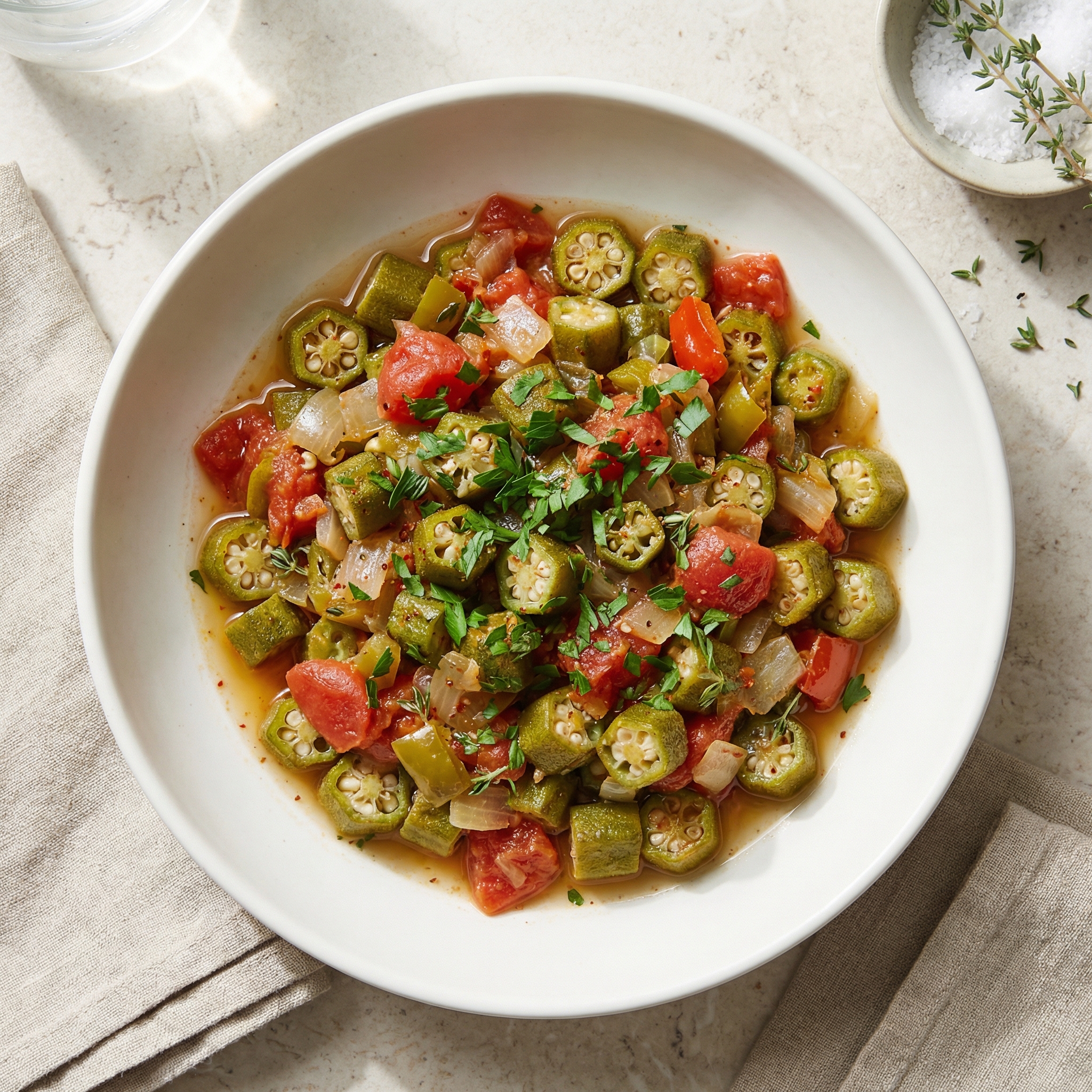 Creole-Style Okra with Tomatoes