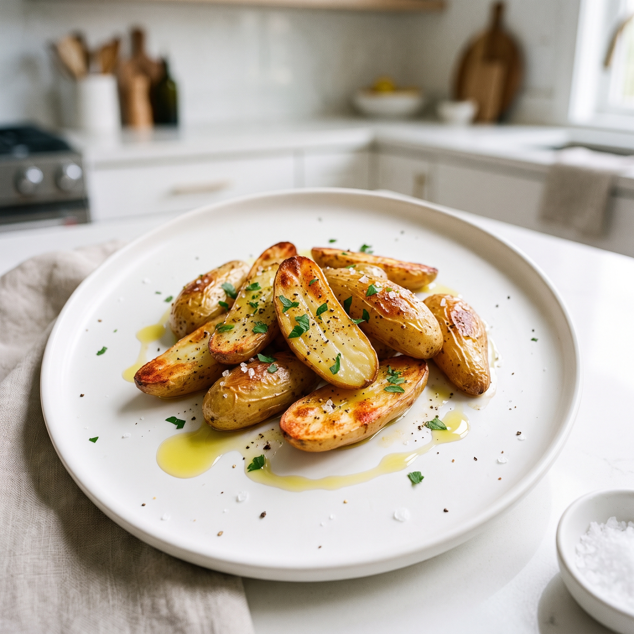 Crispy Air-Fried Fingerling Potatoes