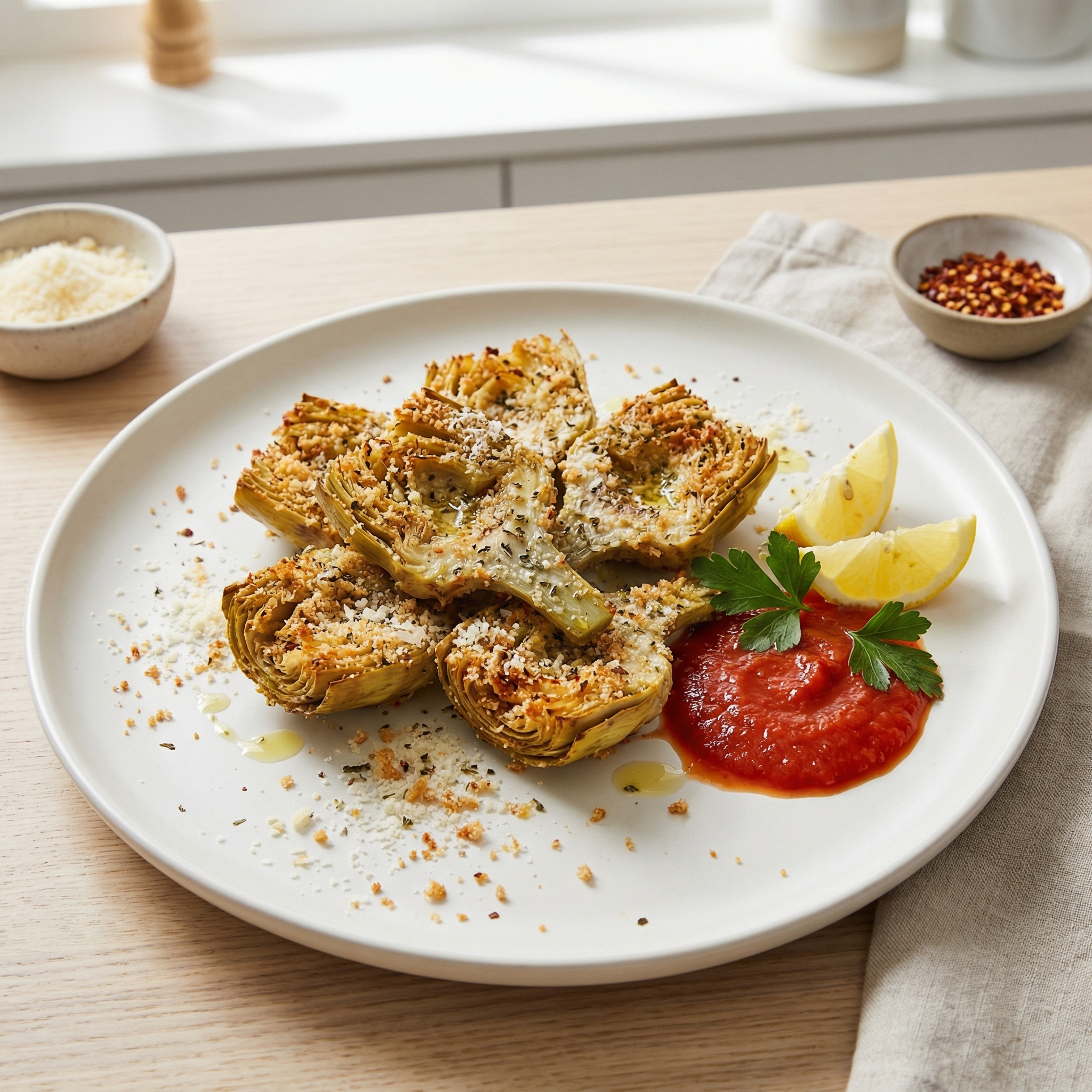 Air Fryer Artichoke Hearts