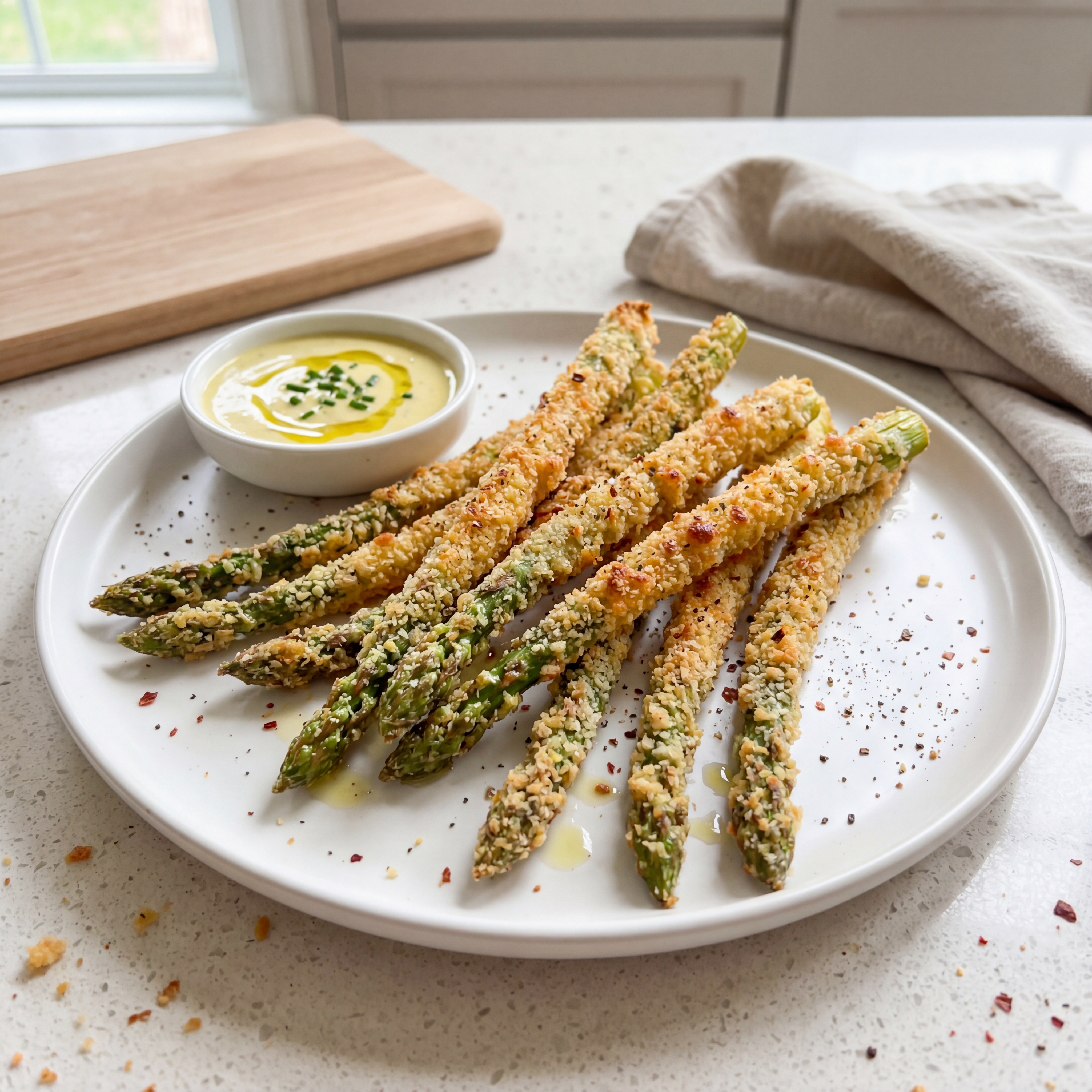 Air-Fryer Asparagus Fries