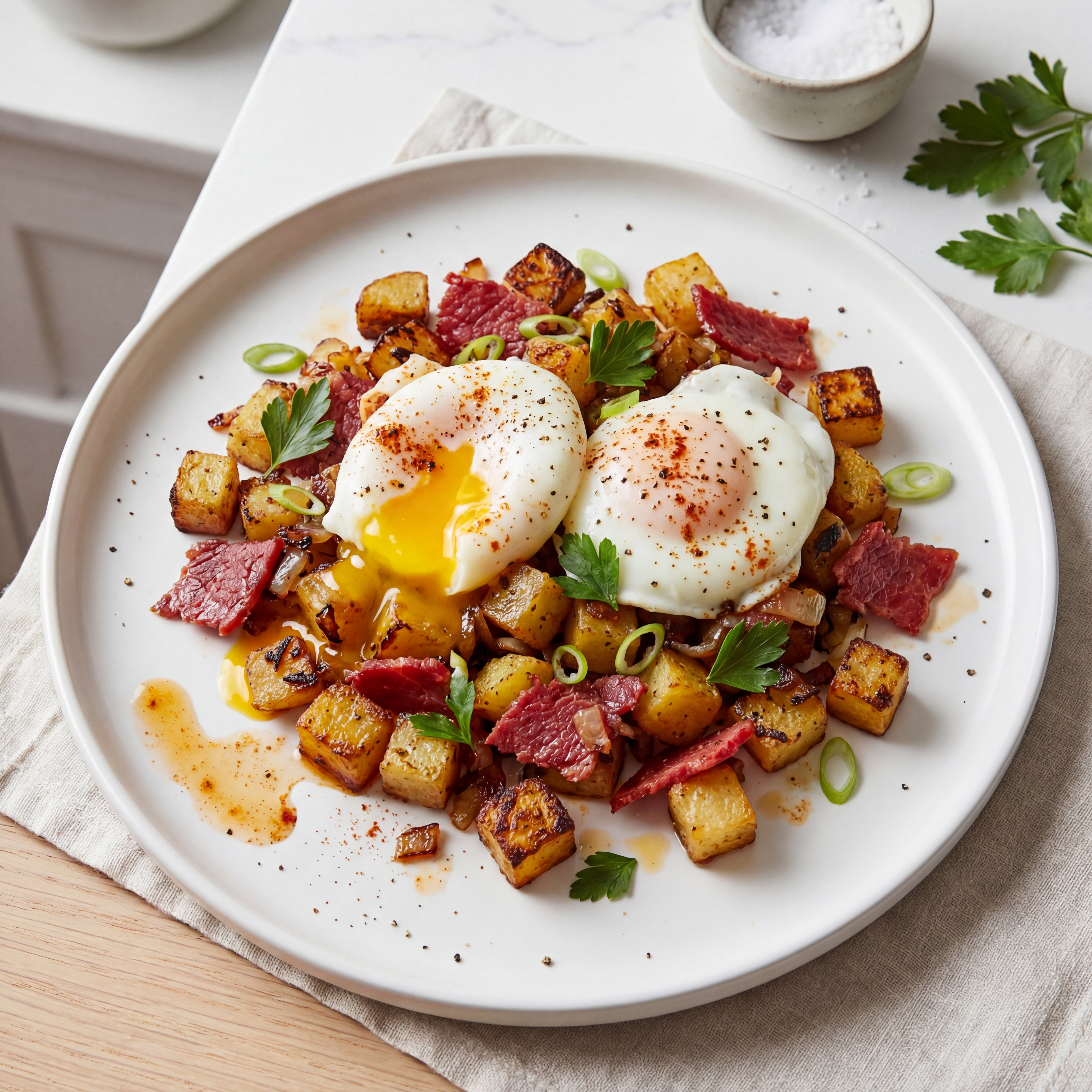 Air Fryer Corned Beef Hash