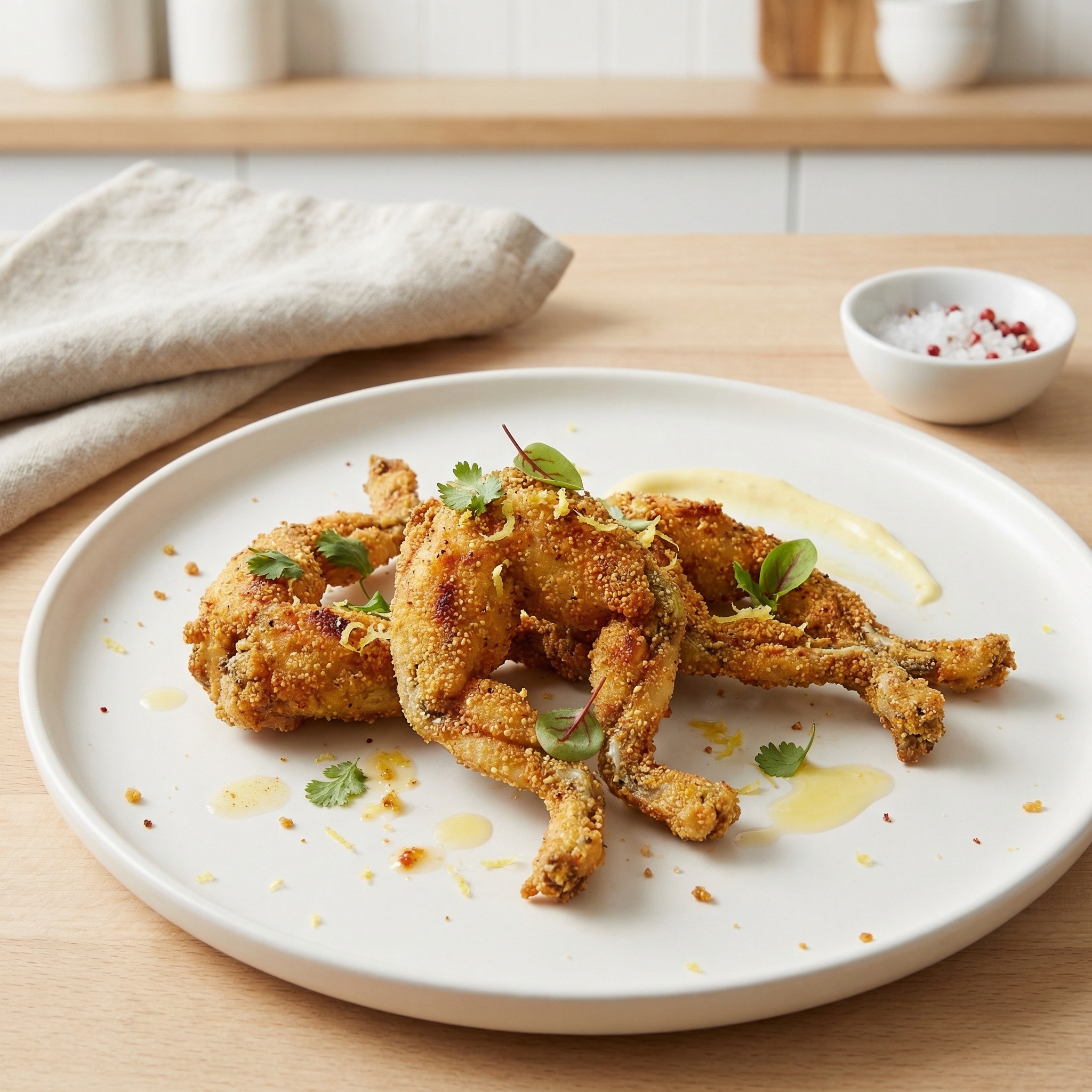 Crispy Air-Fried Frog Legs