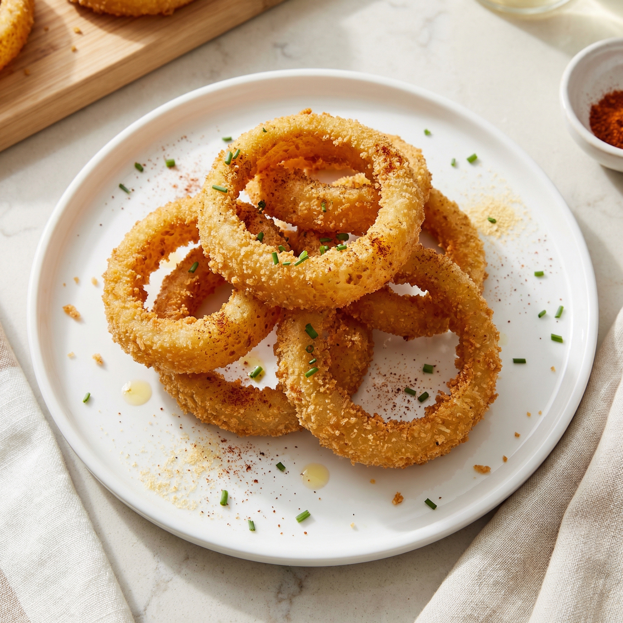 Crispy Air-Fried Onion Rings