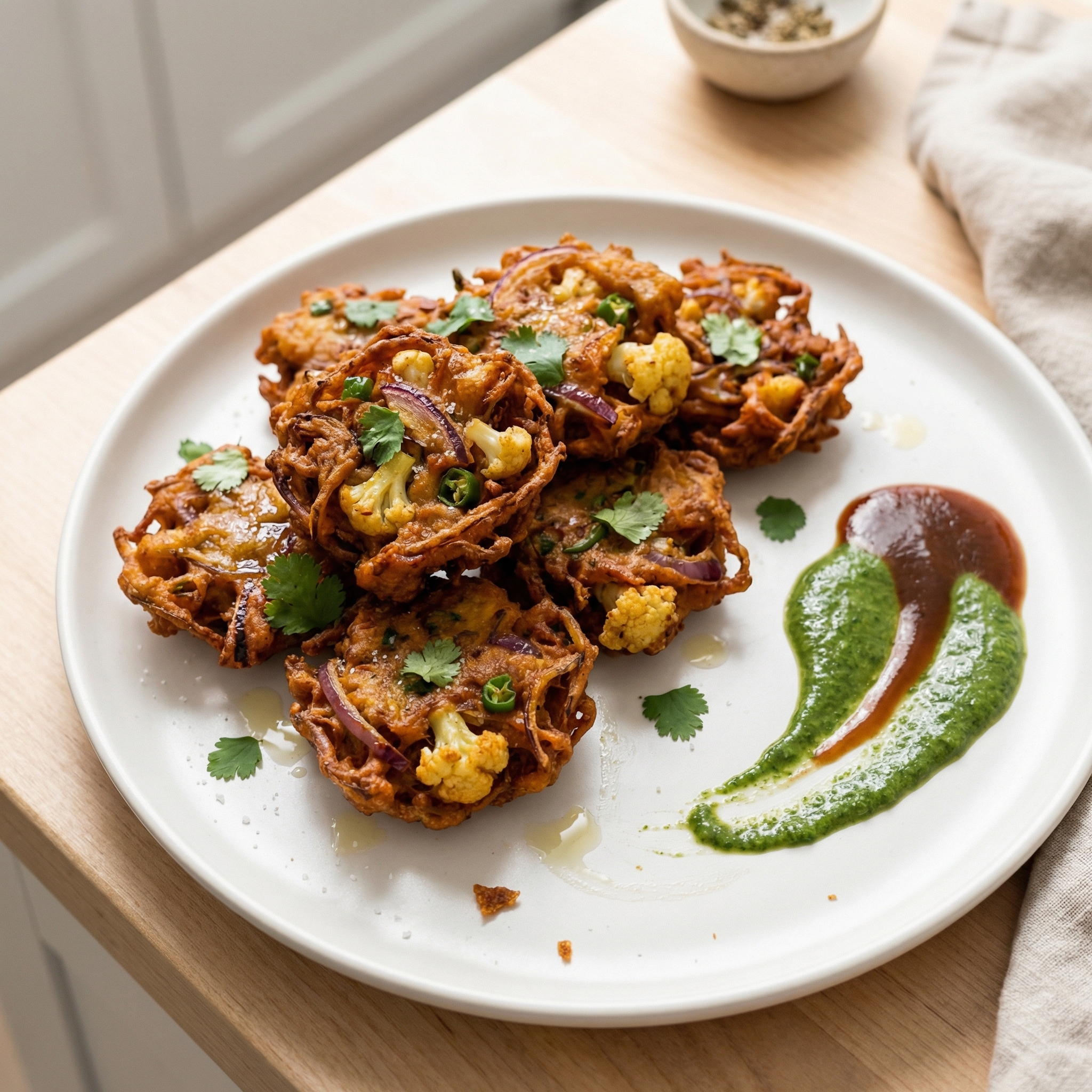 Crispy Air-Fried Pakoras