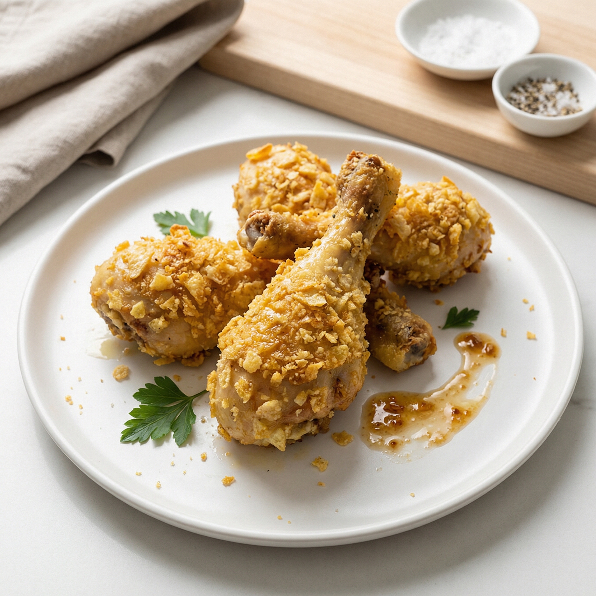 Oven-Crisped Chicken Drumsticks