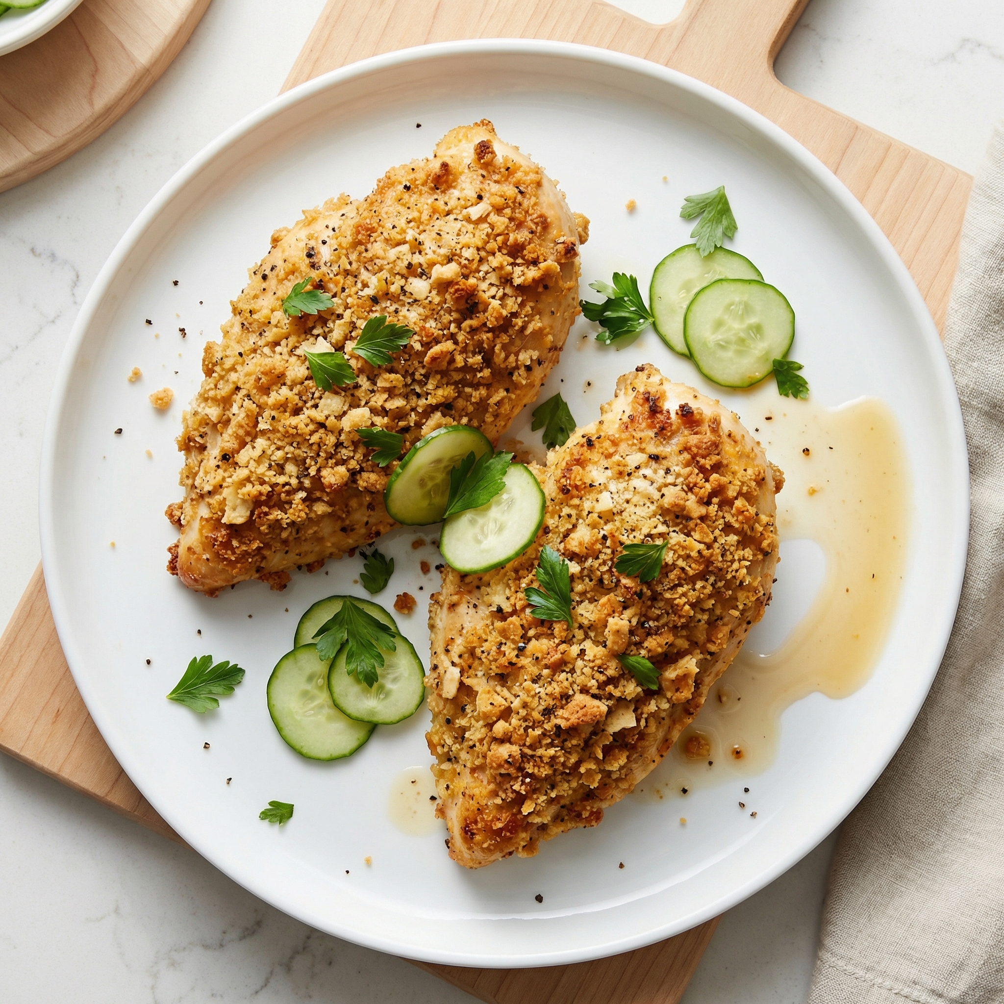Crispy Oven-Baked Chicken Breasts