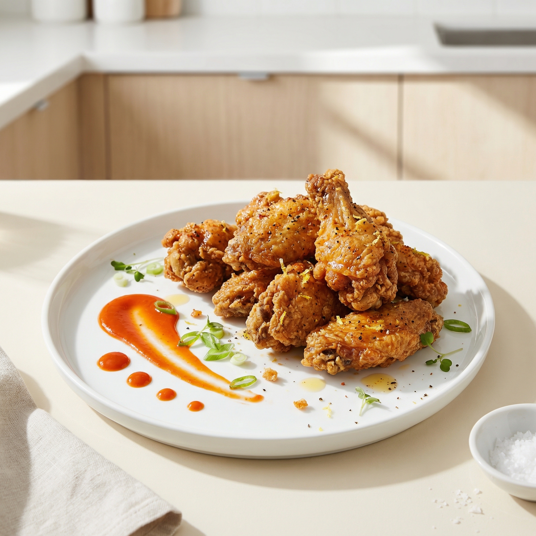 Crispy Buttermilk-Brined Chicken Wings