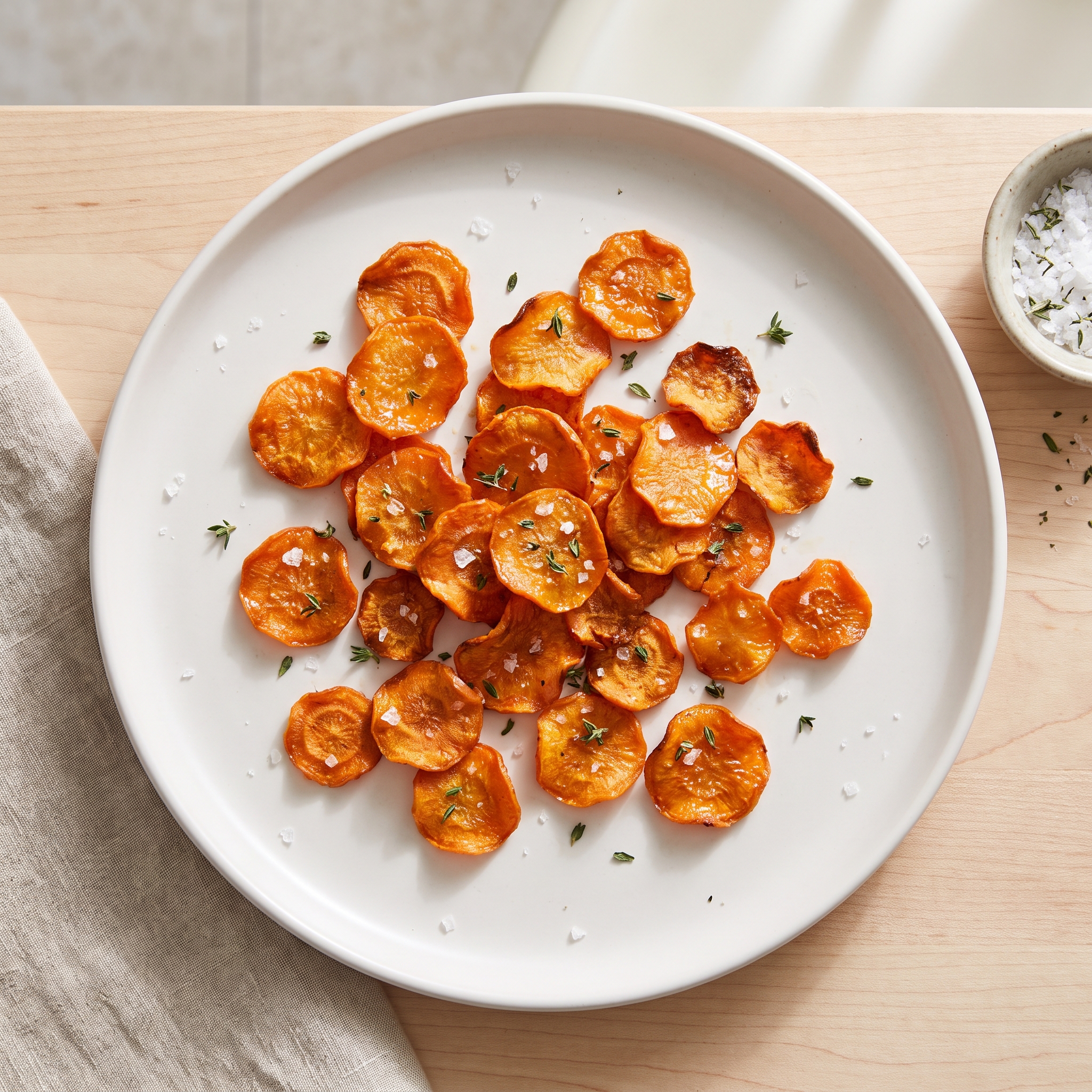 Crispy Carrot Chip Snack