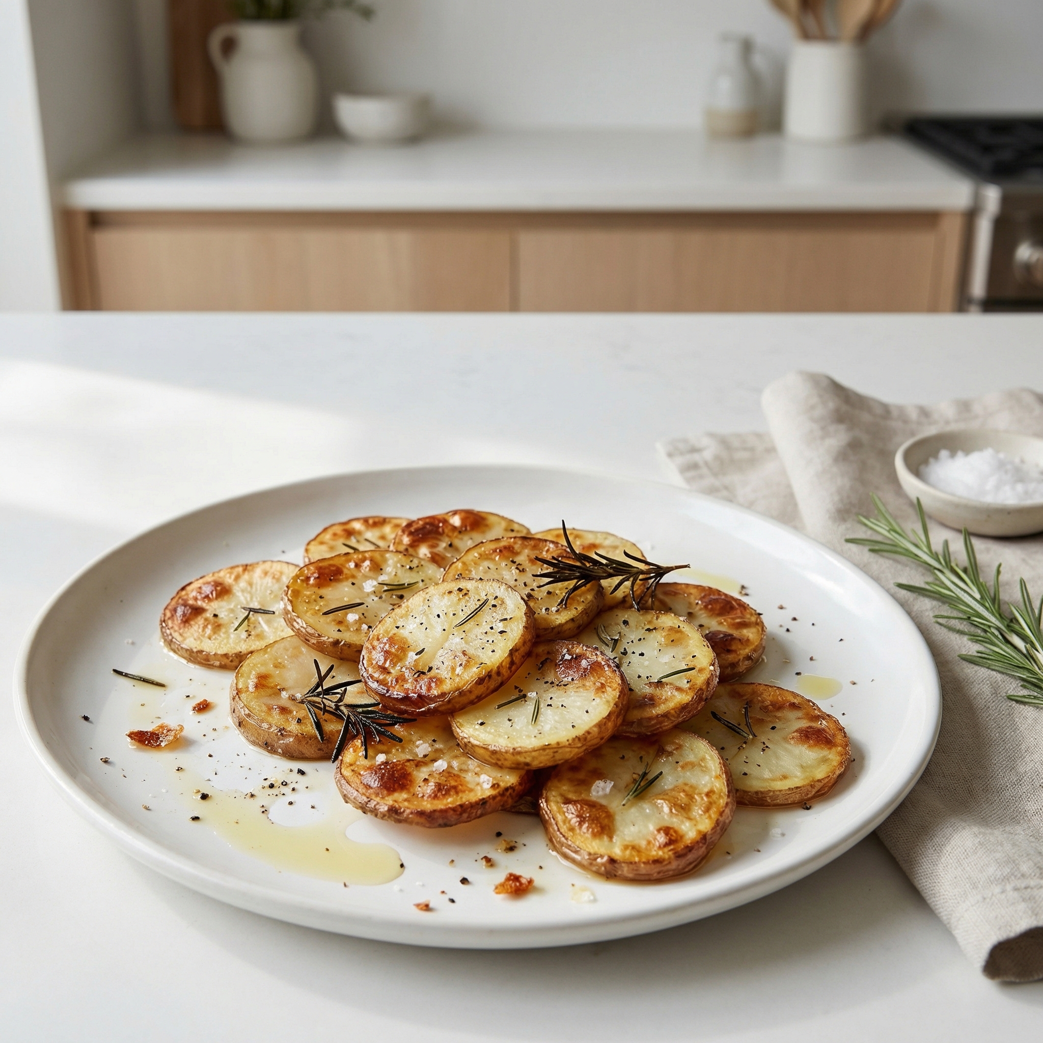 Cast-Iron Roasted Potato Halves