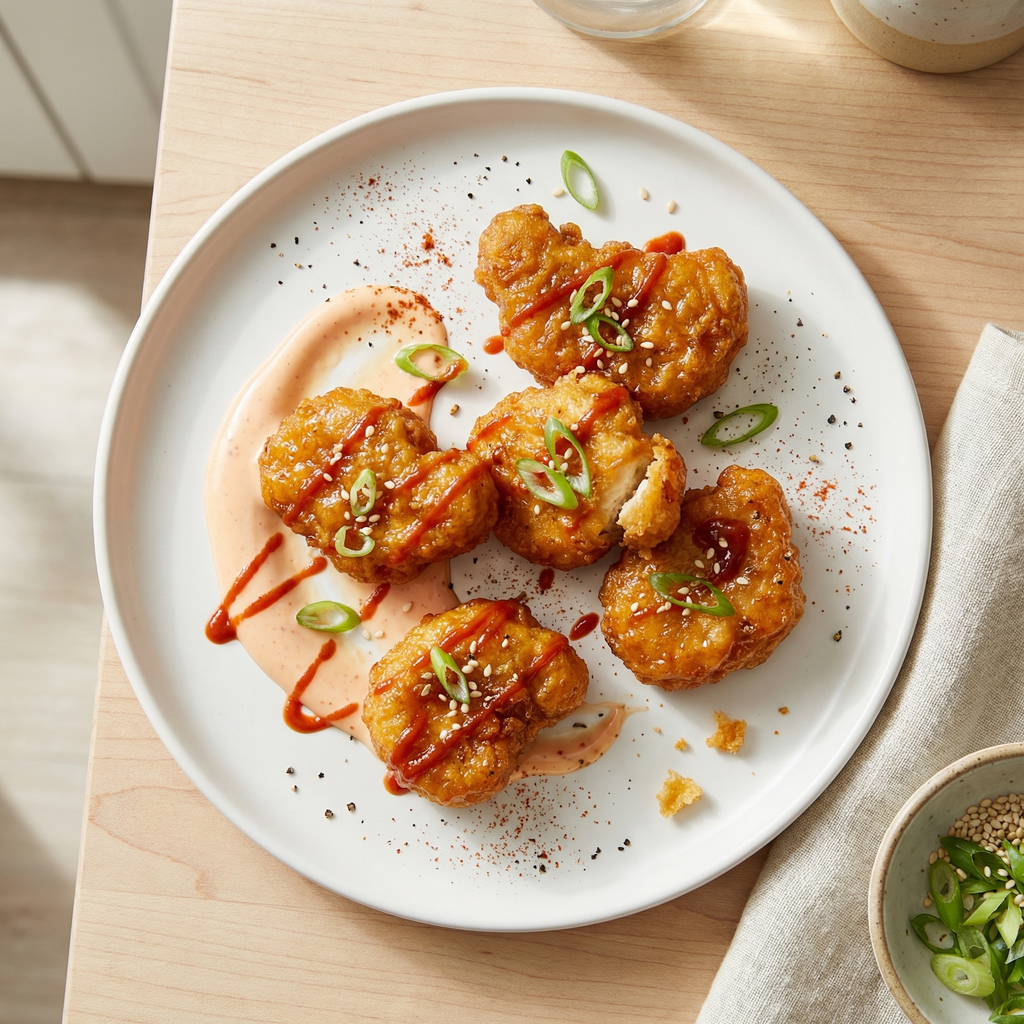 Crispy Bang Bang Chicken Bites