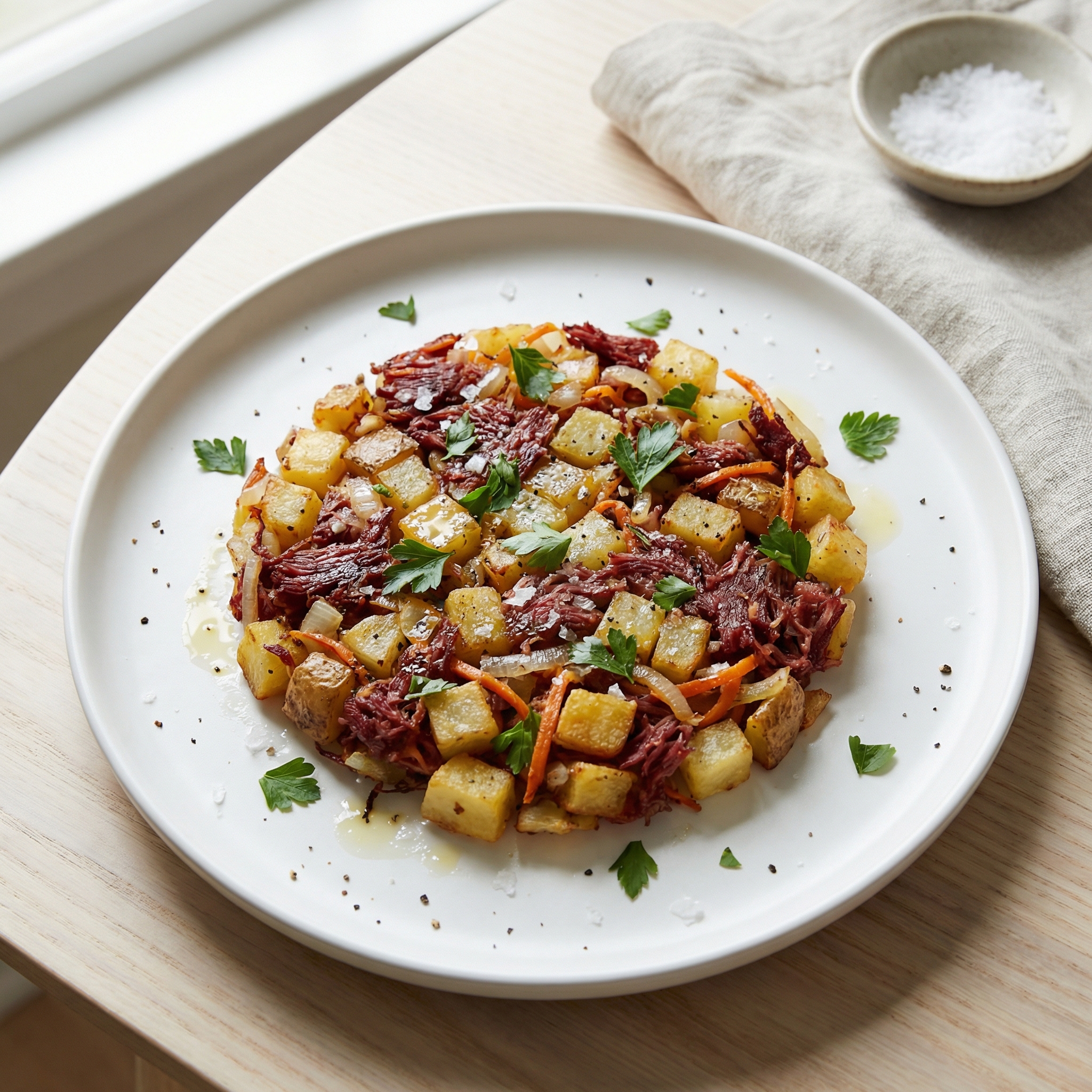 Hearty Corned Beef Hash Skillet