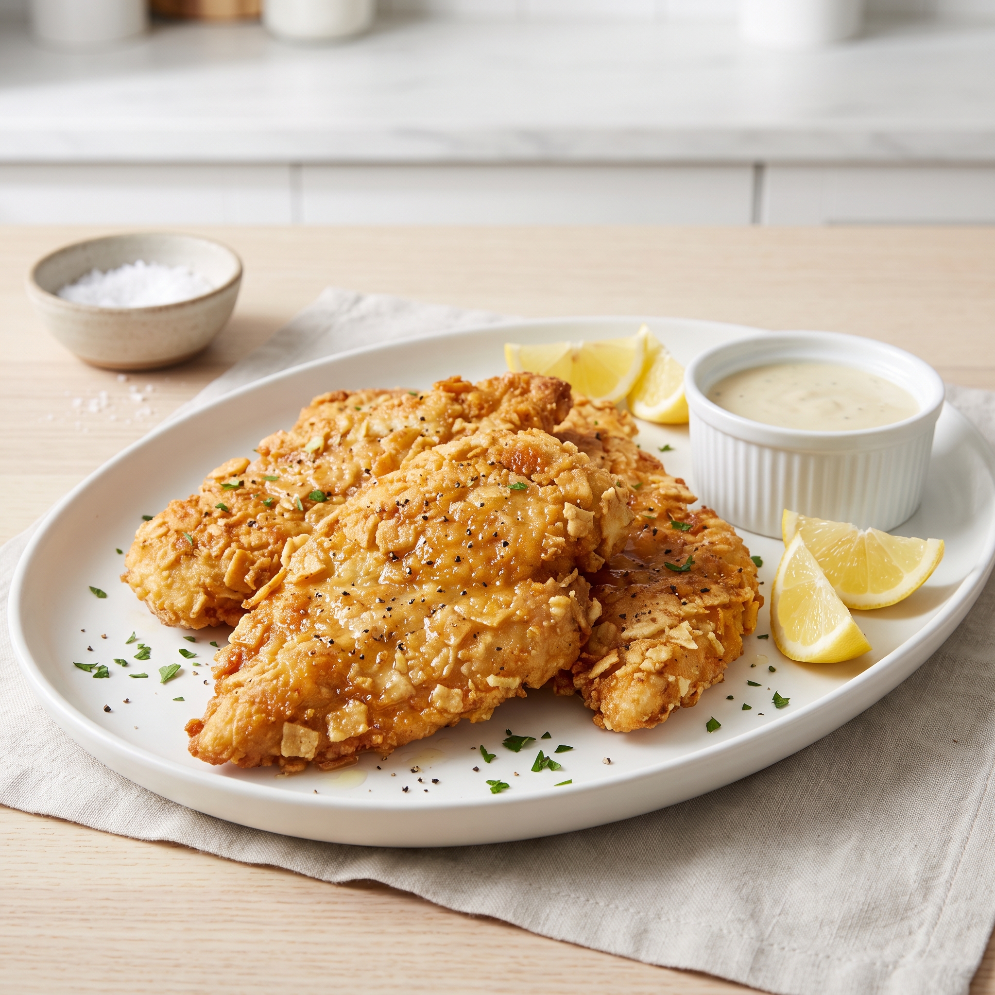 Crispy Cracker-Crusted Chicken Cutlets