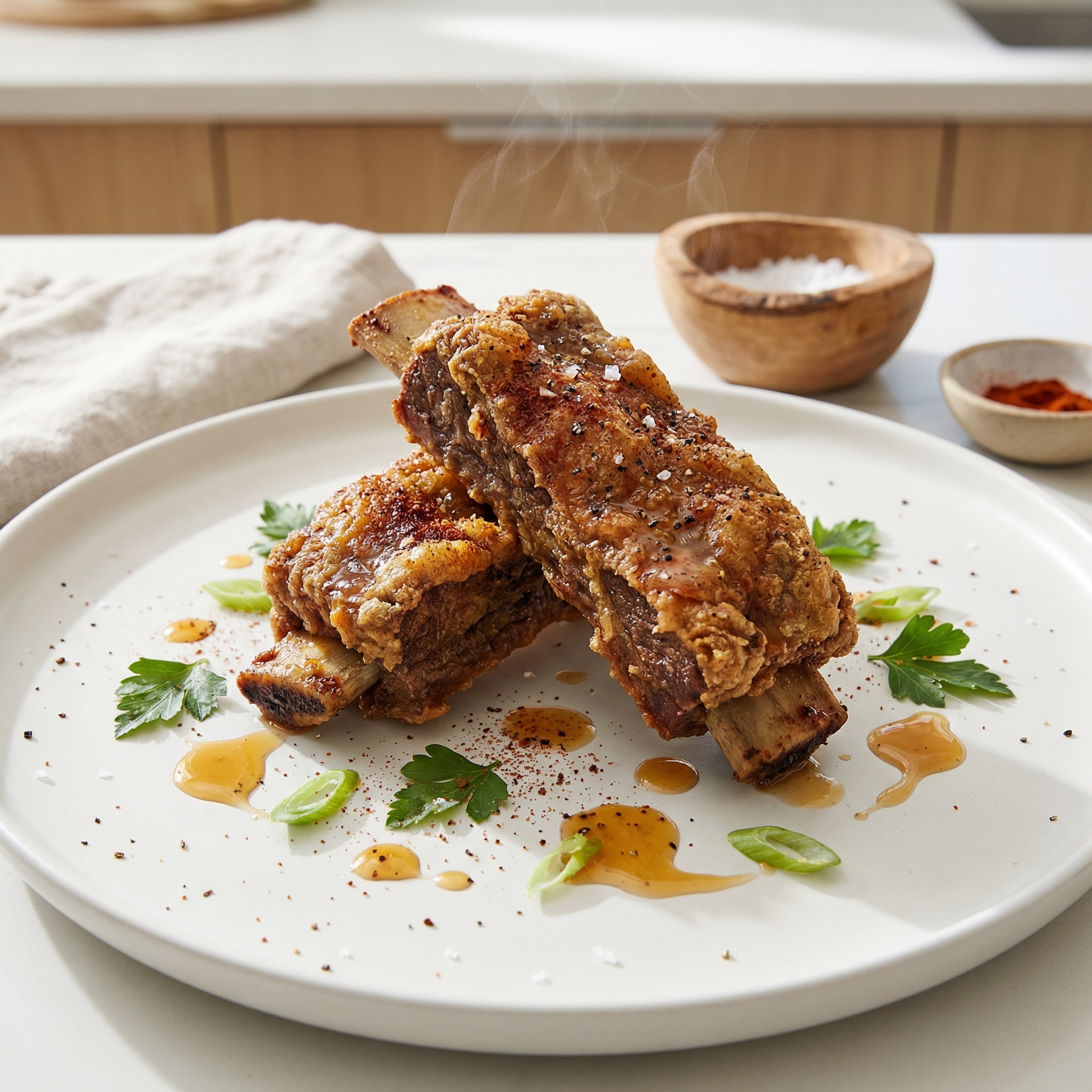 Crispy Deep-Fried Beef Ribs