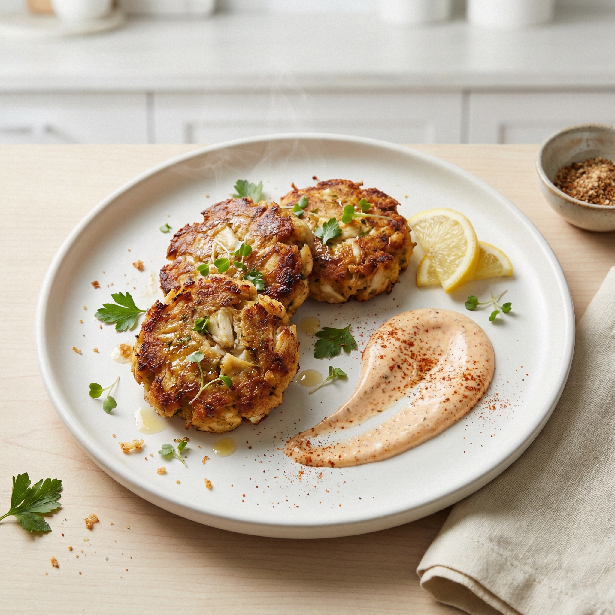 Easy Fried Crab Cakes