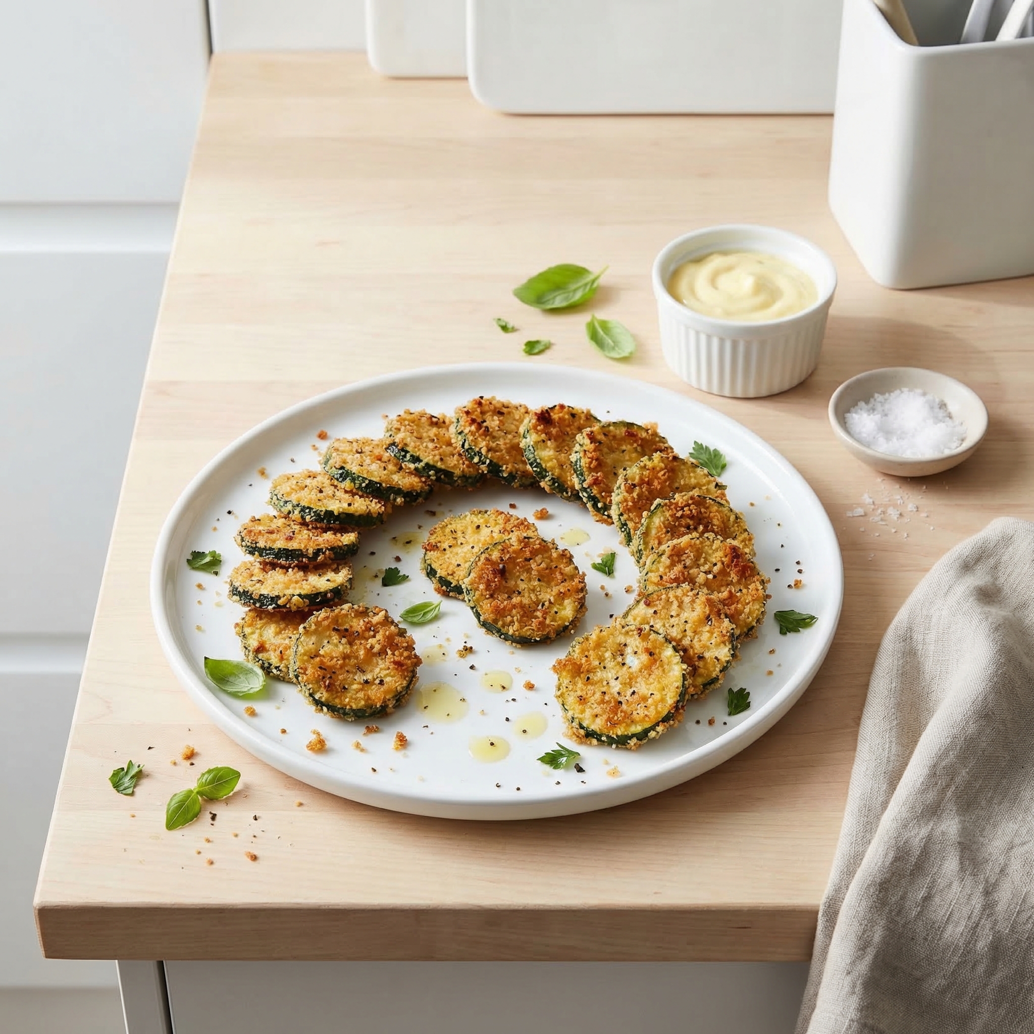 Crispy Cracker-Crusted Fried Zucchini