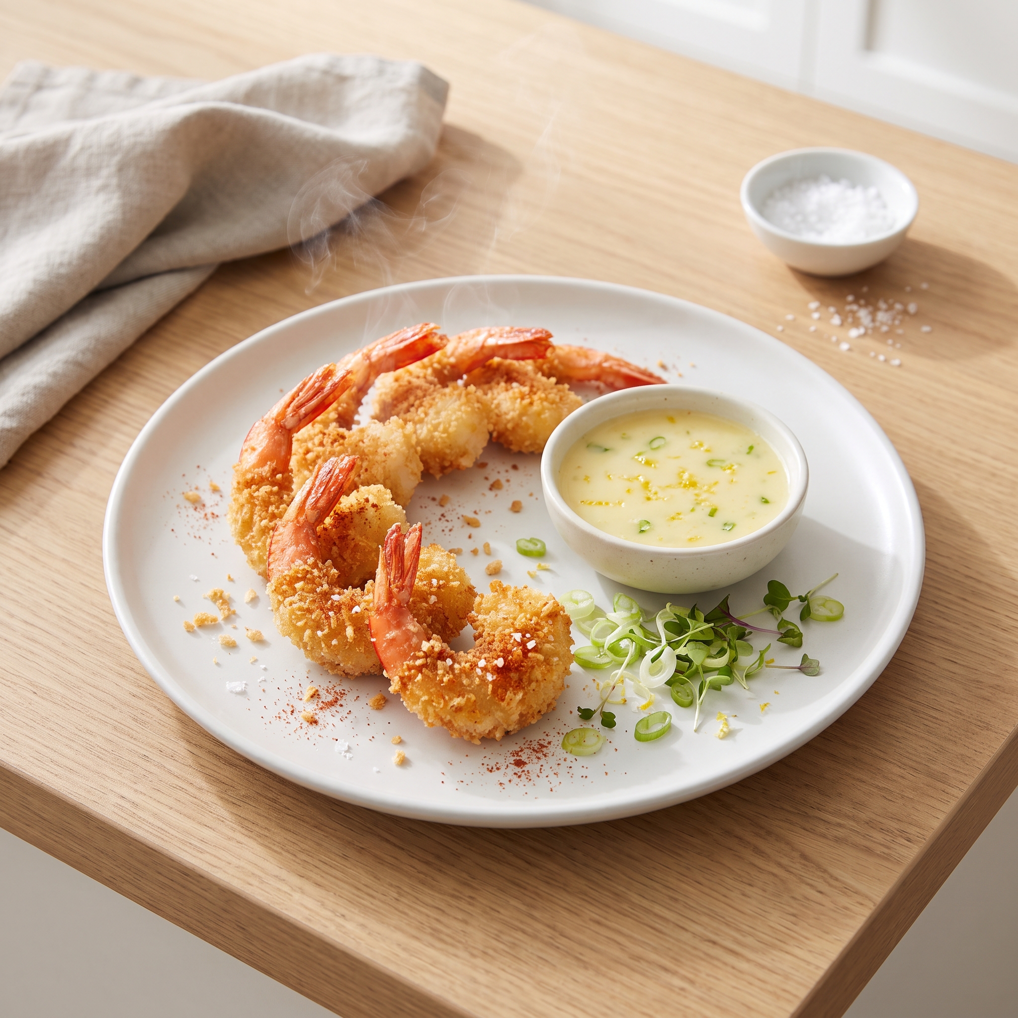 Crispy Japanese Panko Fried Shrimp