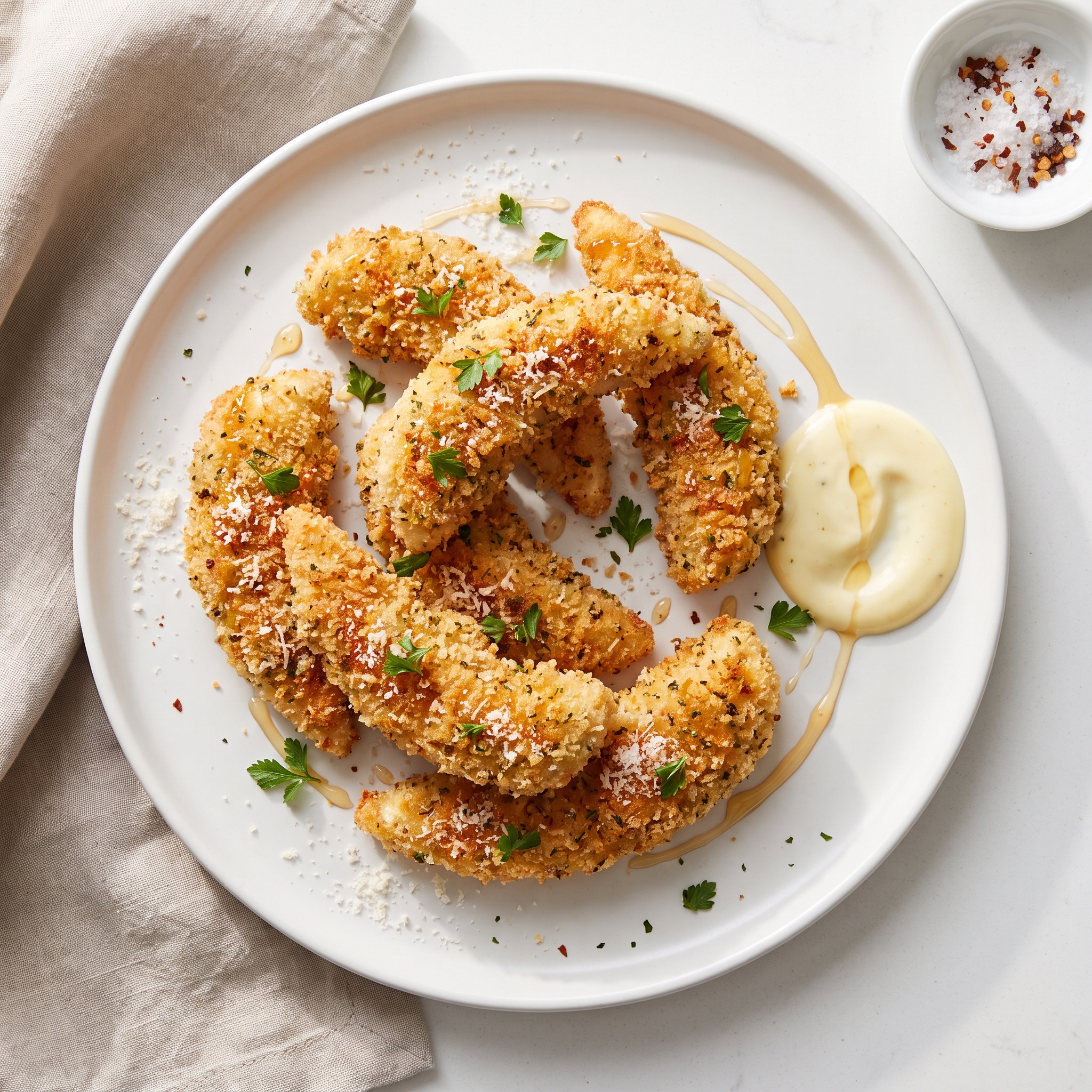 Crispy Parmesan-Crusted Chicken Tenders